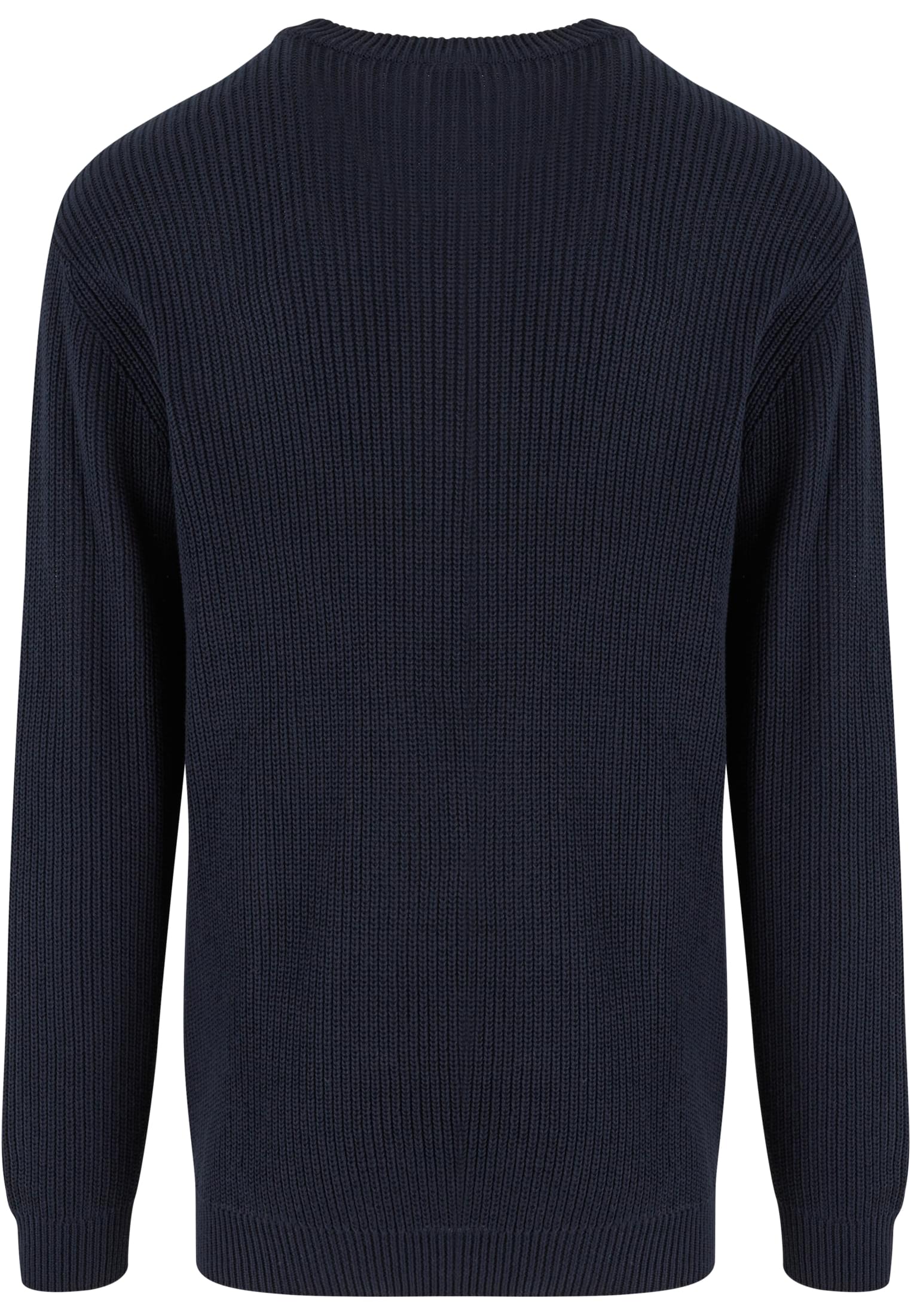 Rib Basic Sweater | navy