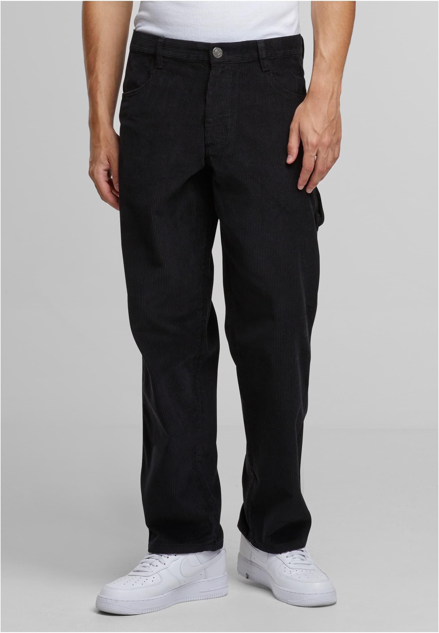 Corduroy Carpenter Pants | black