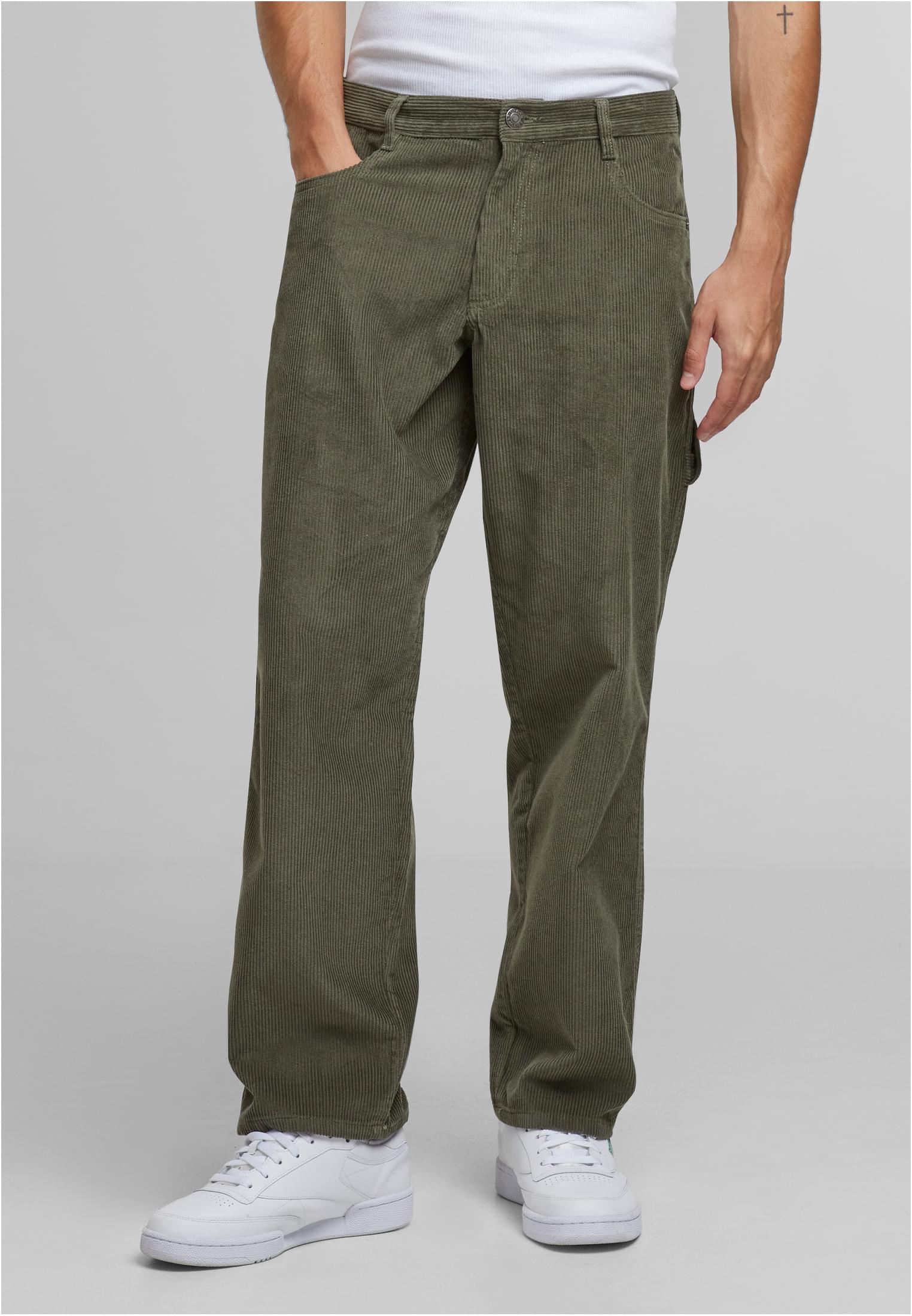 Corduroy Carpenter Pants | olive