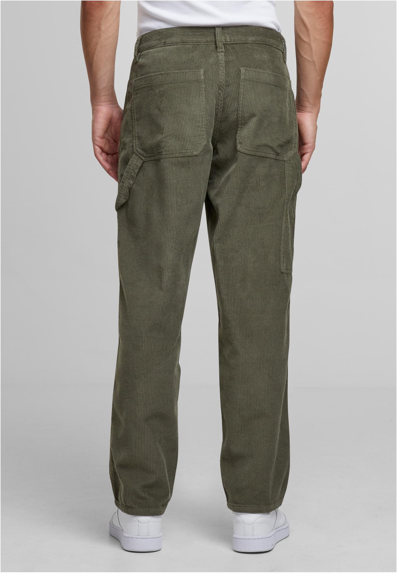 Corduroy Carpenter Pants | olive