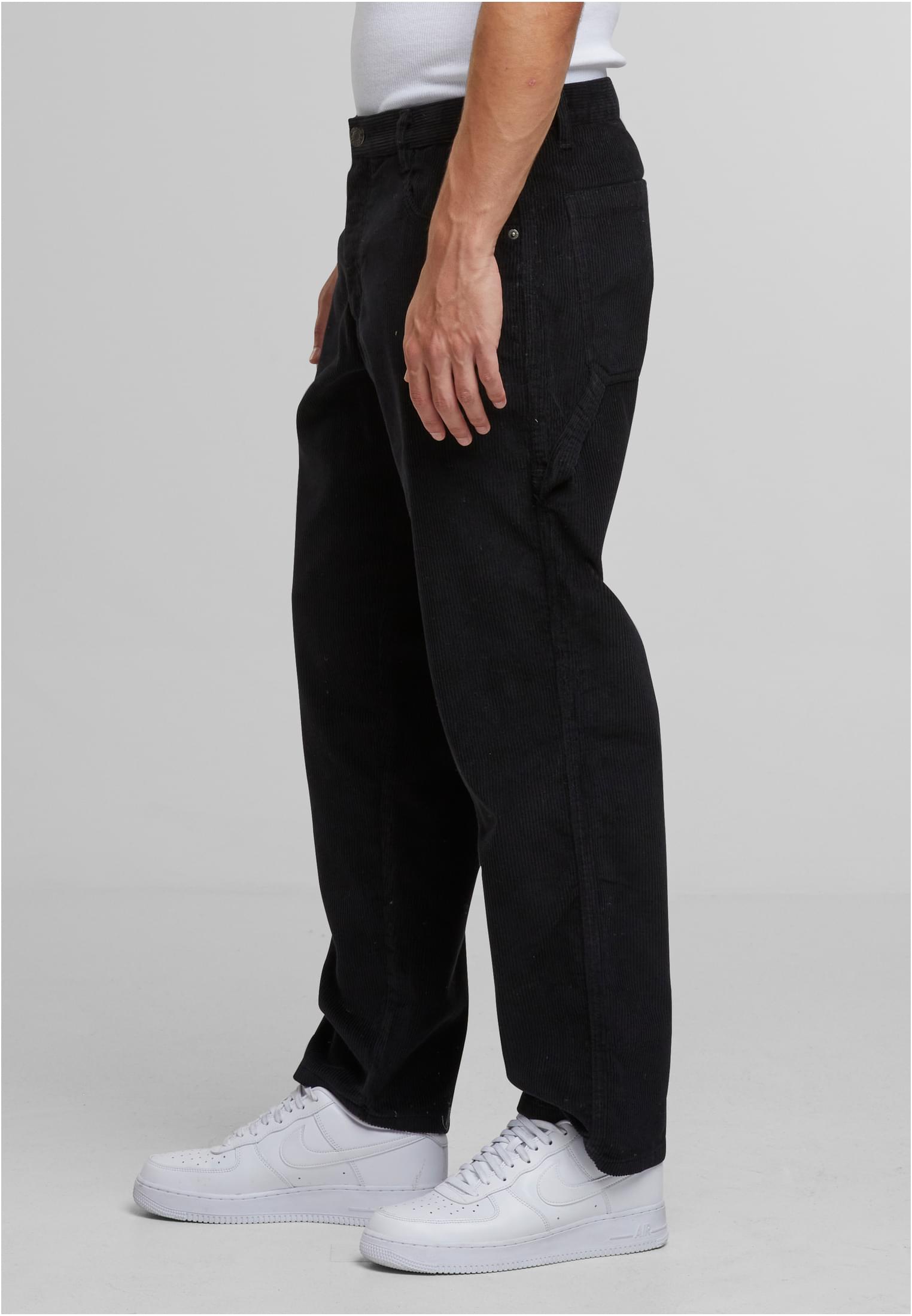 Corduroy Carpenter Pants | black