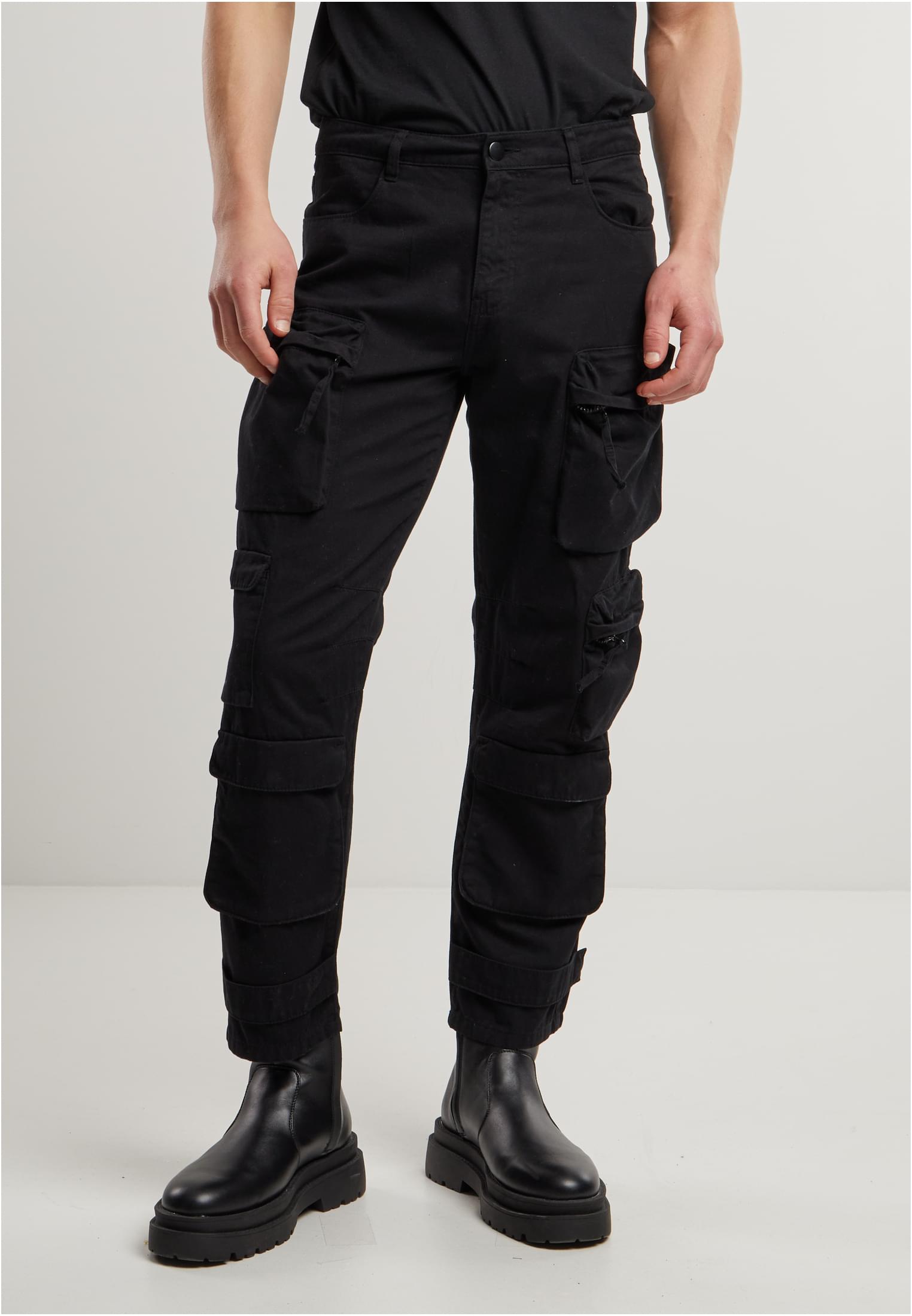 Multi Pocket Cargo Pants | black