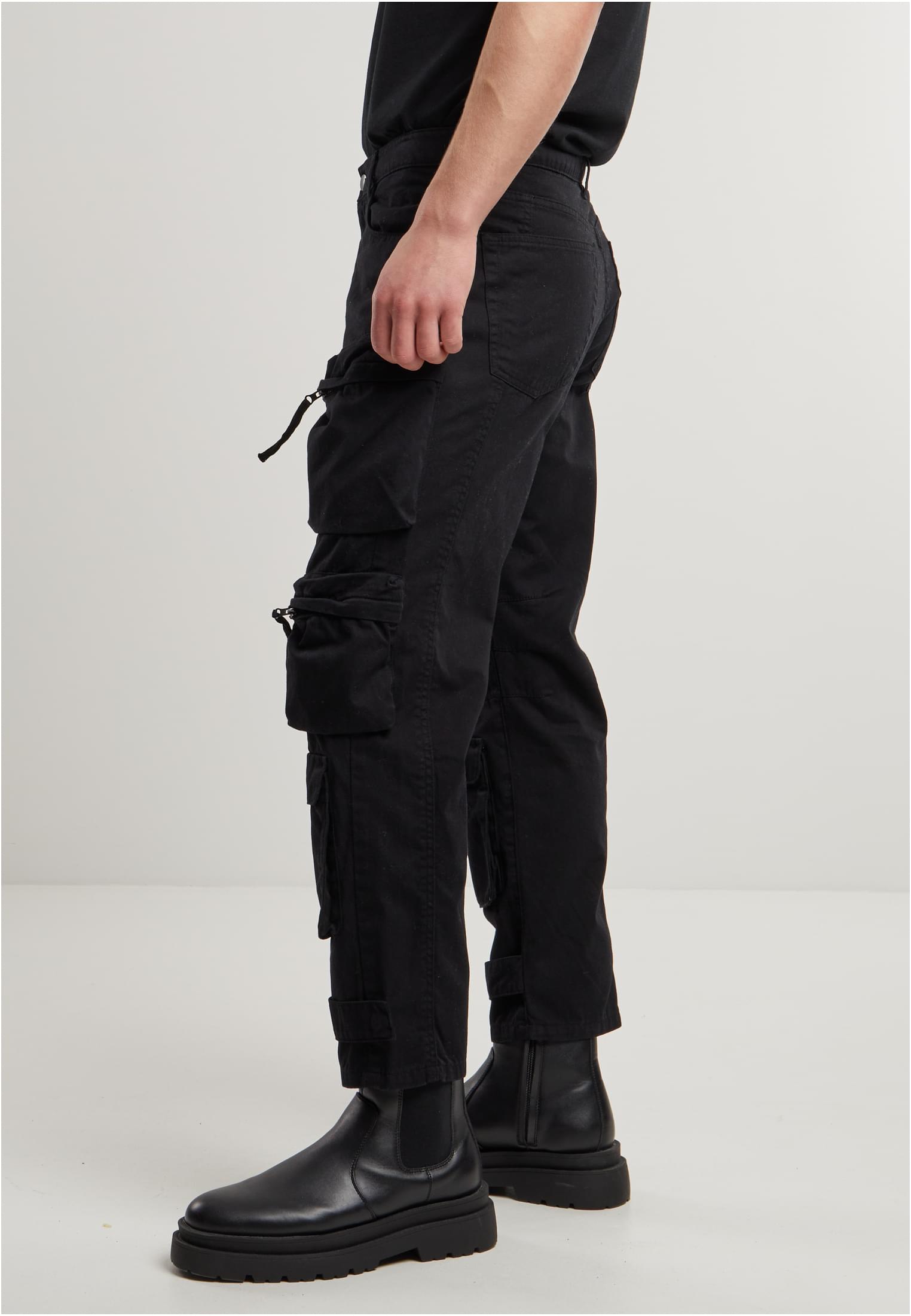 Multi Pocket Cargo Pants | black