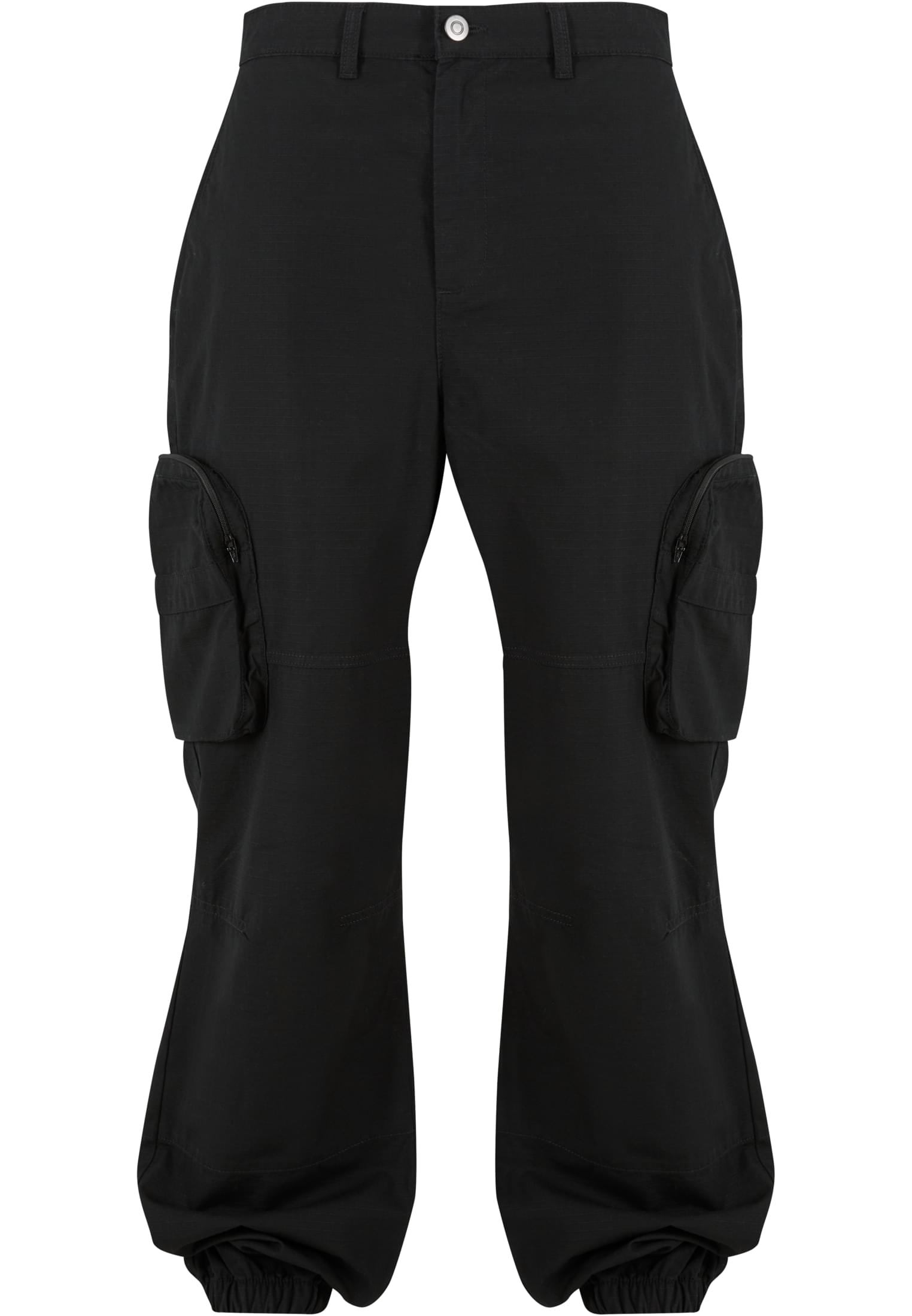 RipstopLoose Fit Cargo Pants | black