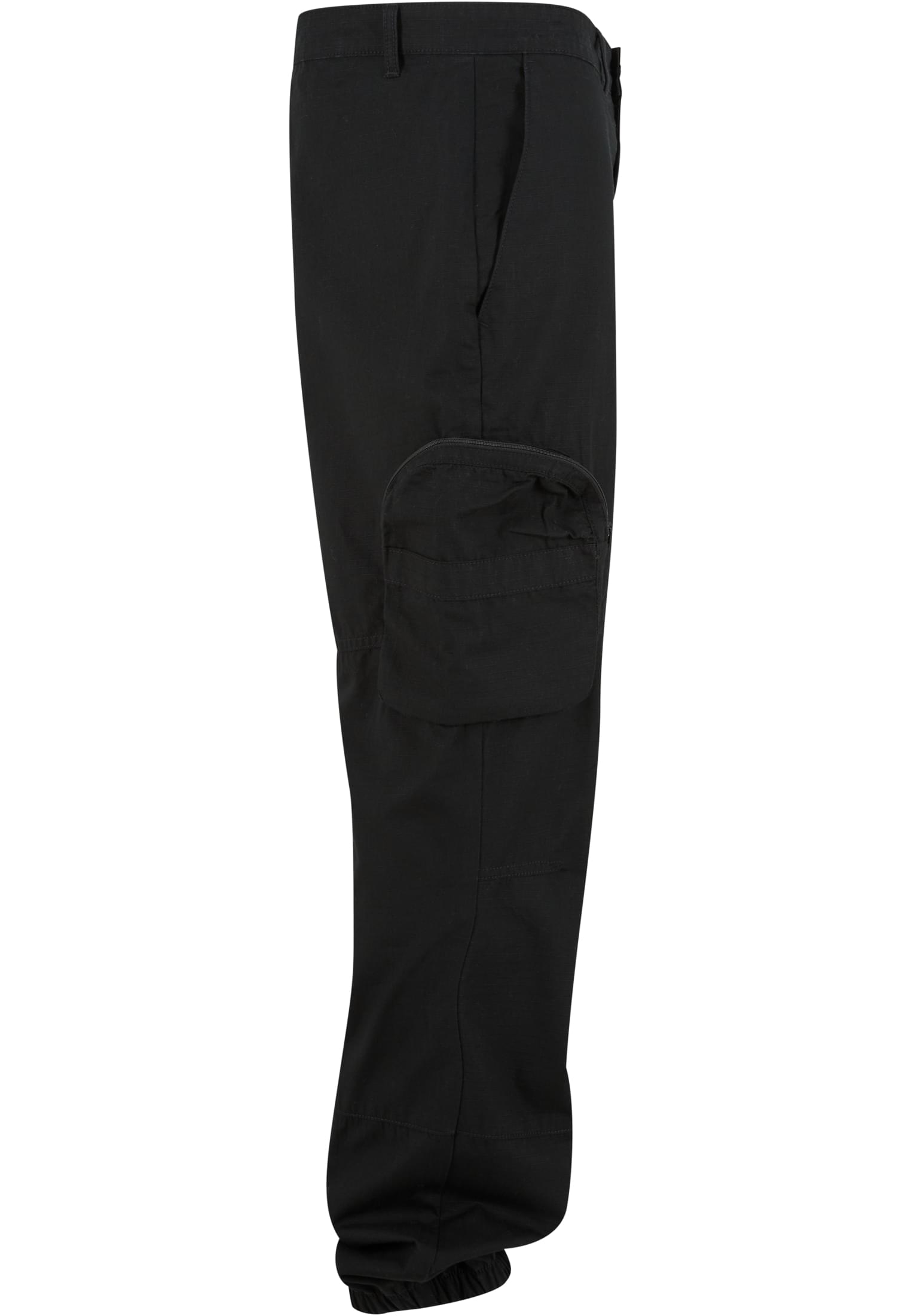 RipstopLoose Fit Cargo Pants | black