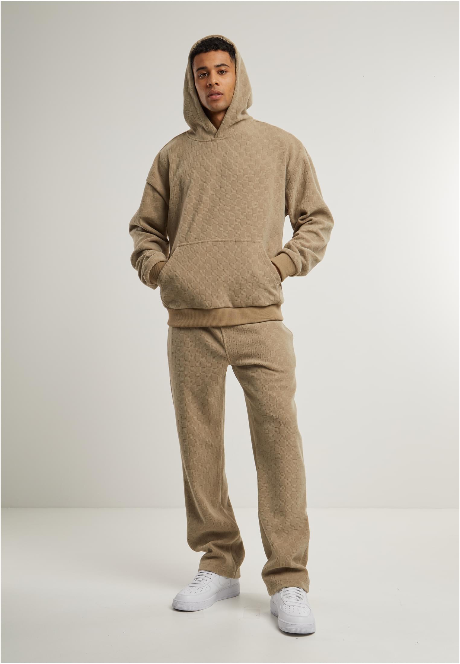 Jacquard Velvet Wide Sweatpants | unionbeige