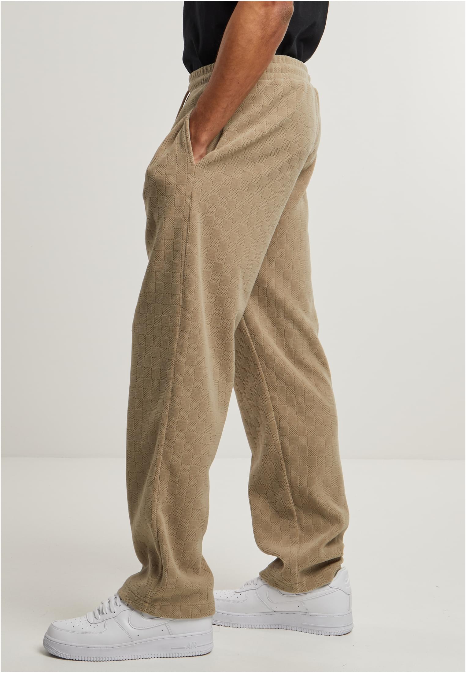 Jacquard Velvet Wide Sweatpants | unionbeige