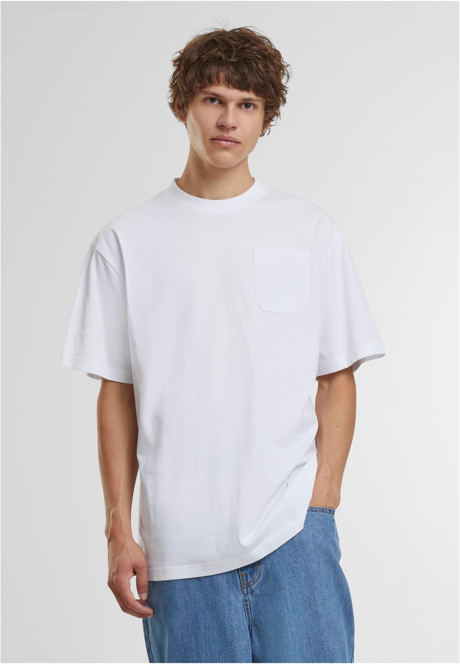 Tall Pocket Tee | white