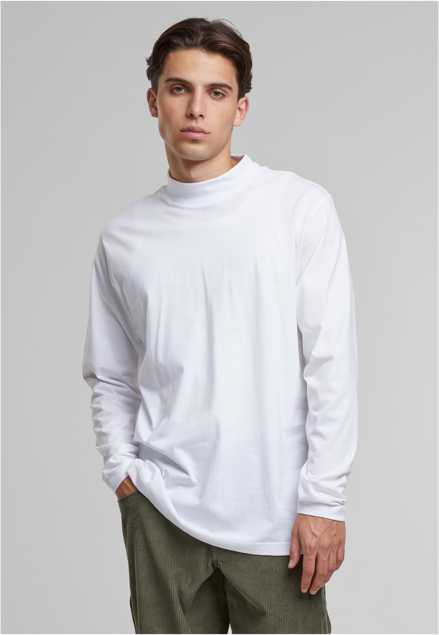 Mock Neck Longsleeve | white