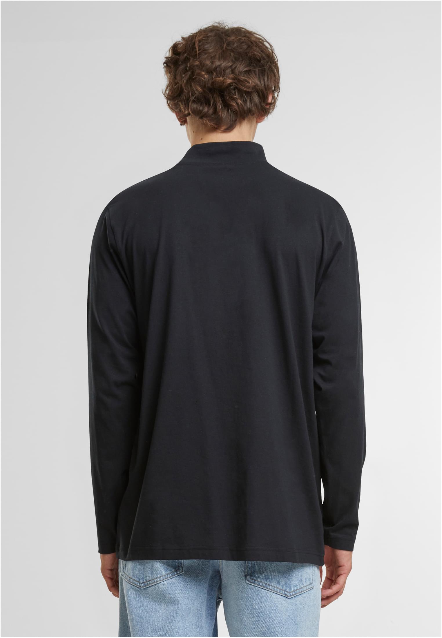 Mock Neck Longsleeve | black