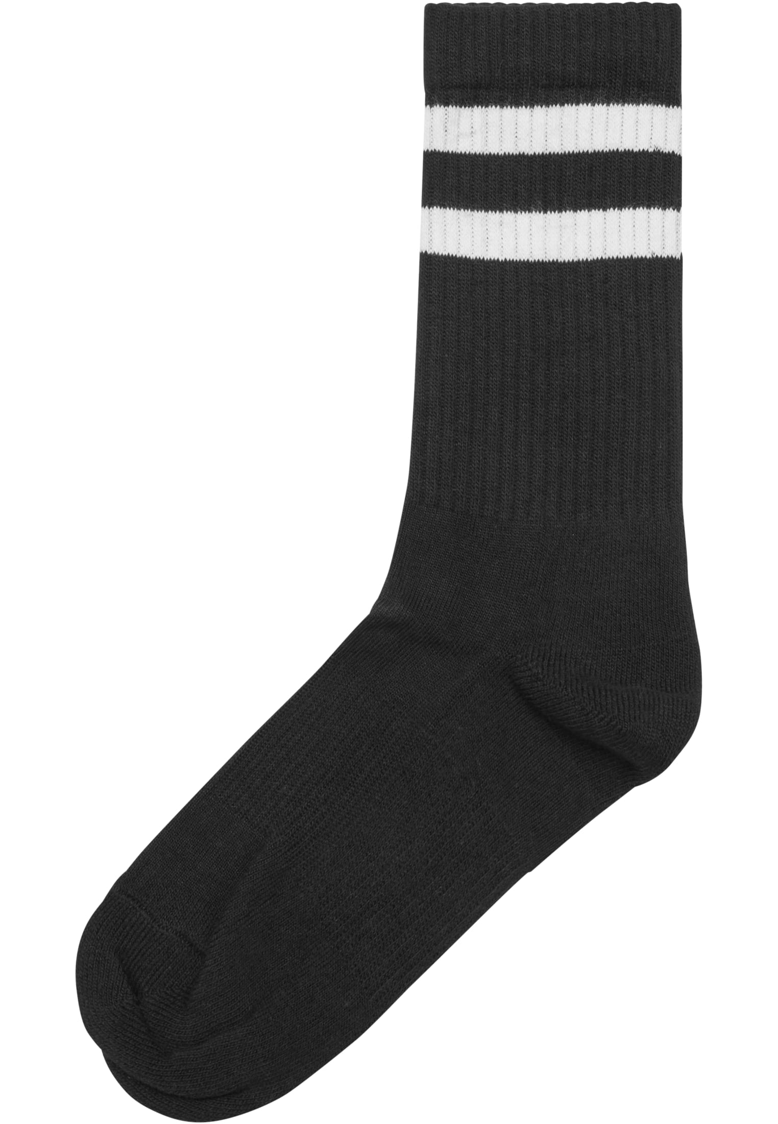 Double Stripe Socks 5-Pack | black/white