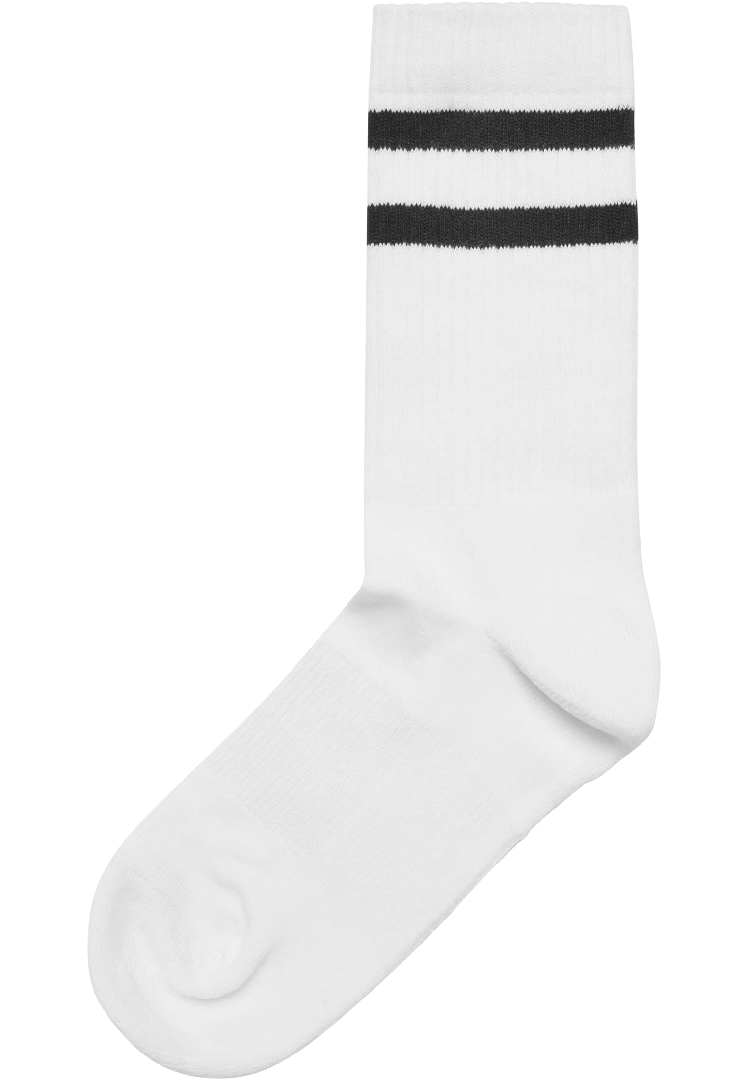 Double Stripe Socks 5-Pack | white/black