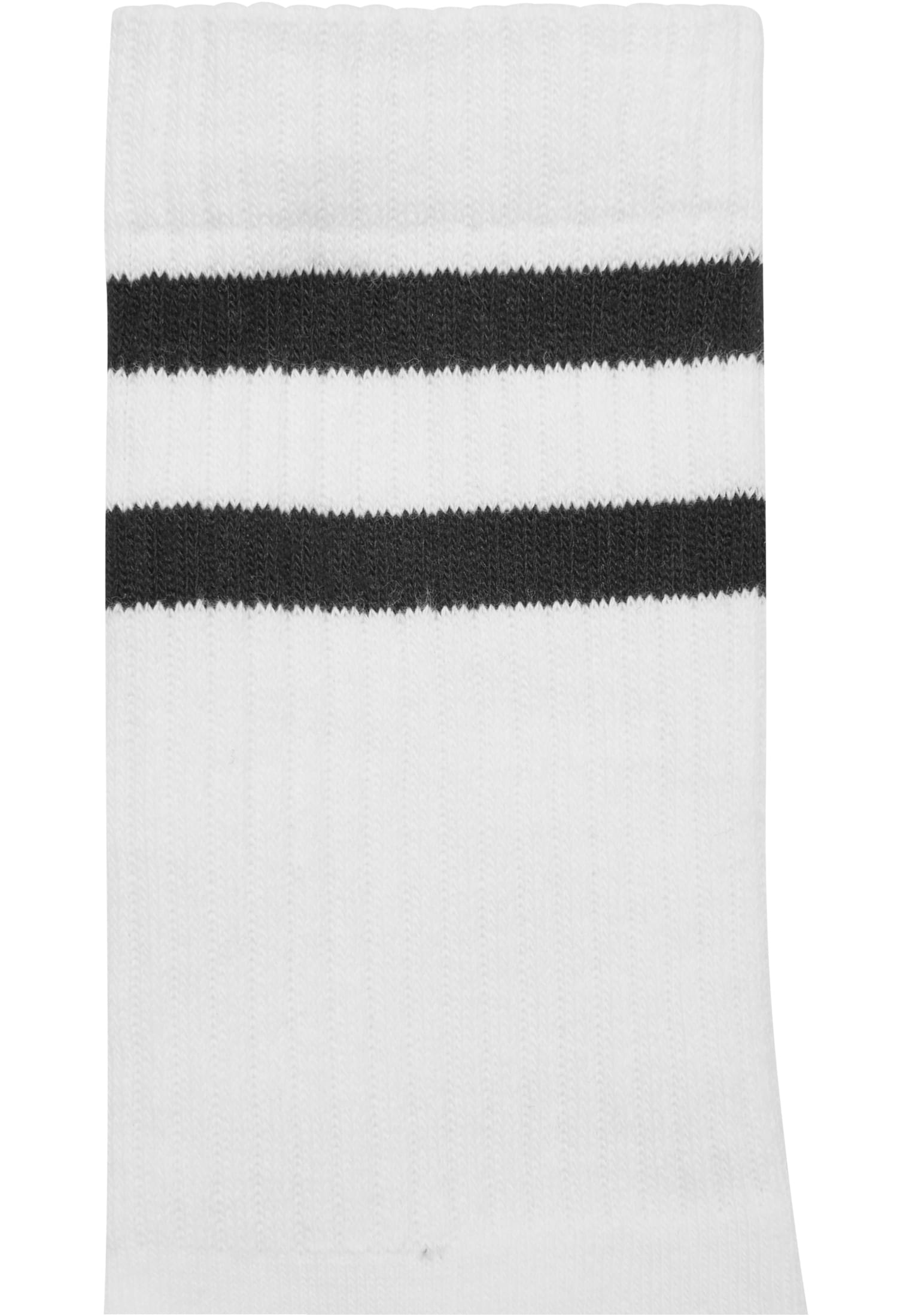 Double Stripe Socks 5-Pack | white/black