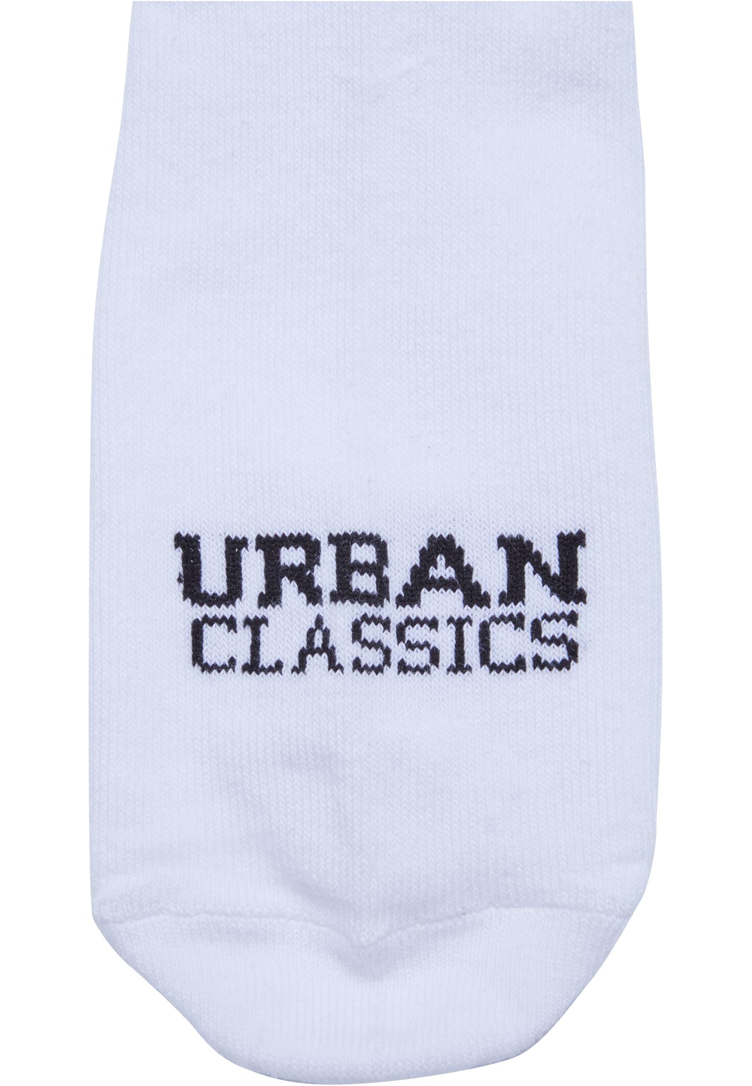 Simple Flat Knit Socks 3-Pack | white