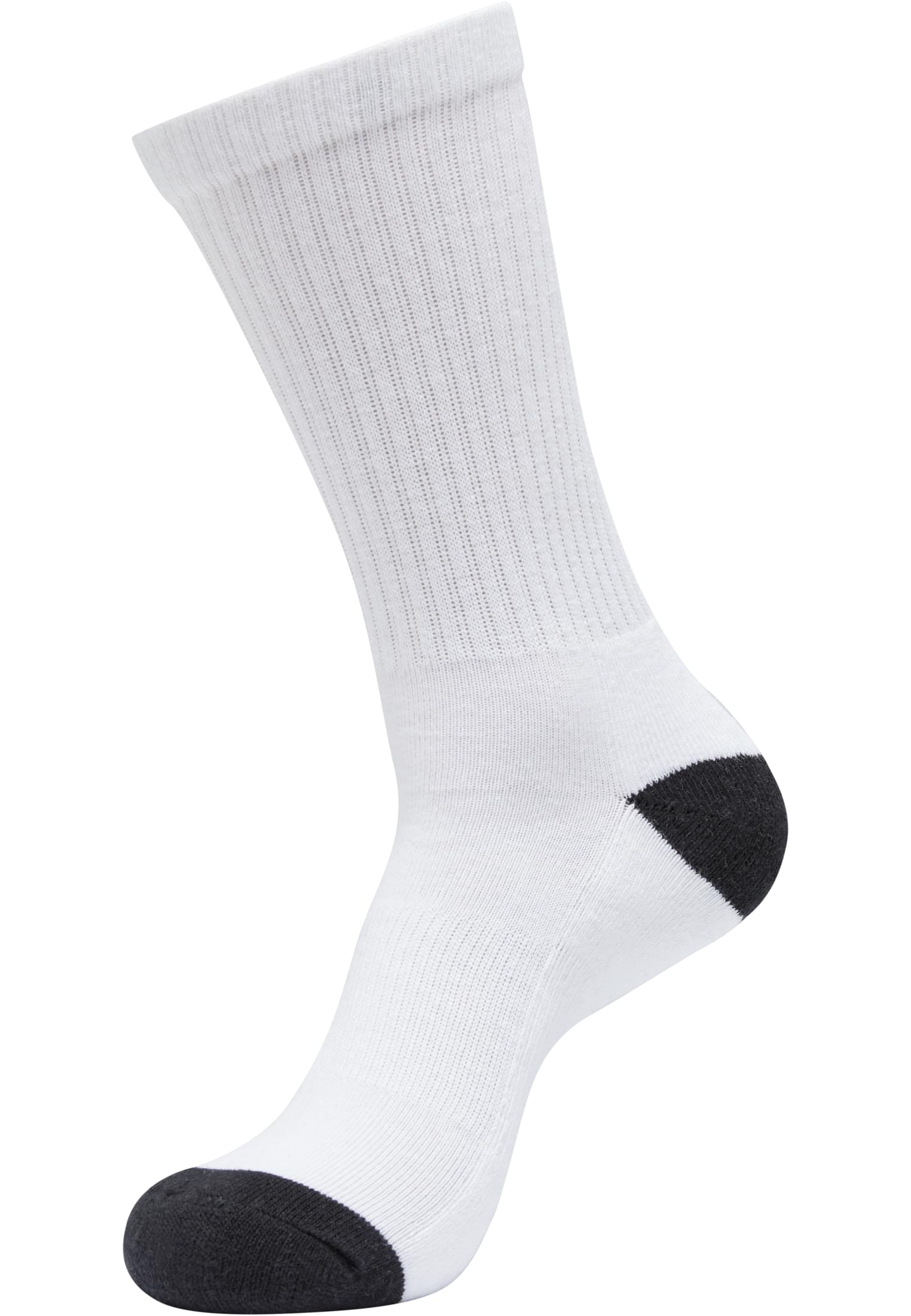 Colored Sport Socks 5-Pack | white/black+white/black+white/black+white/cityred+white/midnightnavy