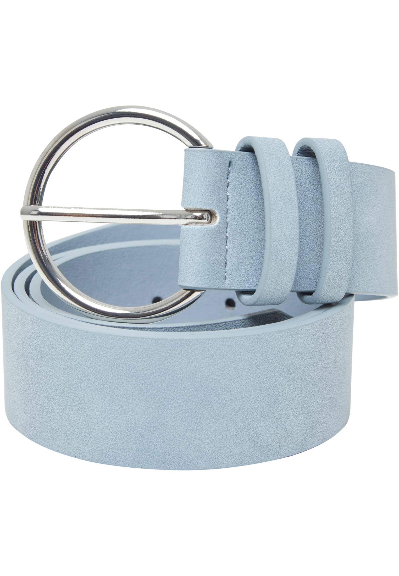 Basic Suede PU Belt | ocean blue