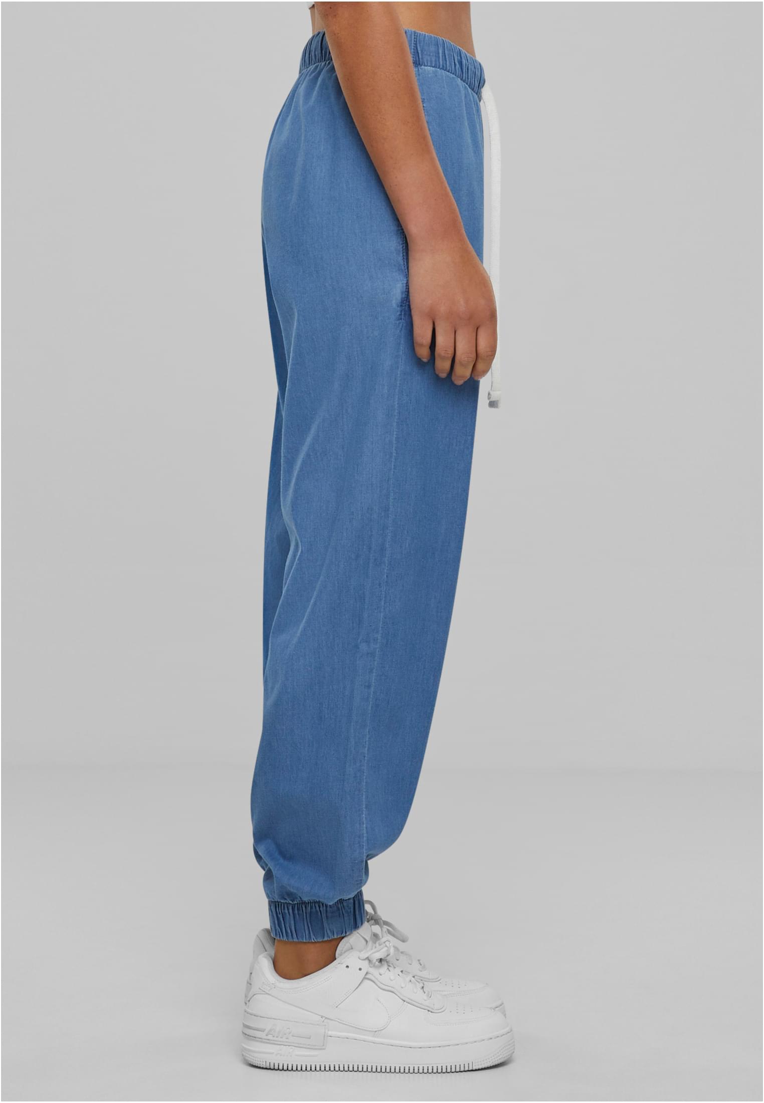 Ladies Light Denim Jogpants | skyblue washed