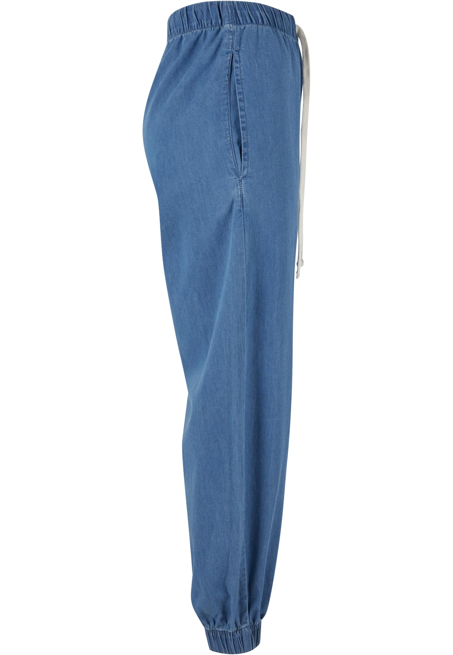 Ladies Light Denim Jogpants | skyblue washed