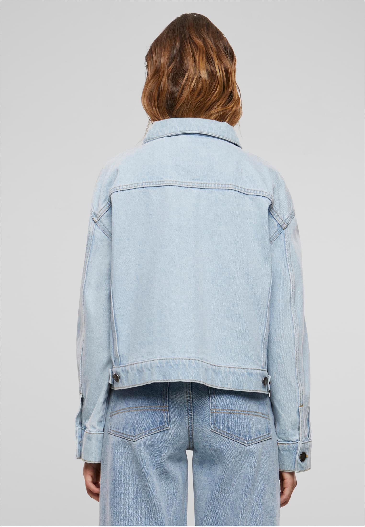 Ladies 80‘s Oversized Denim Jacket | new light blue washed