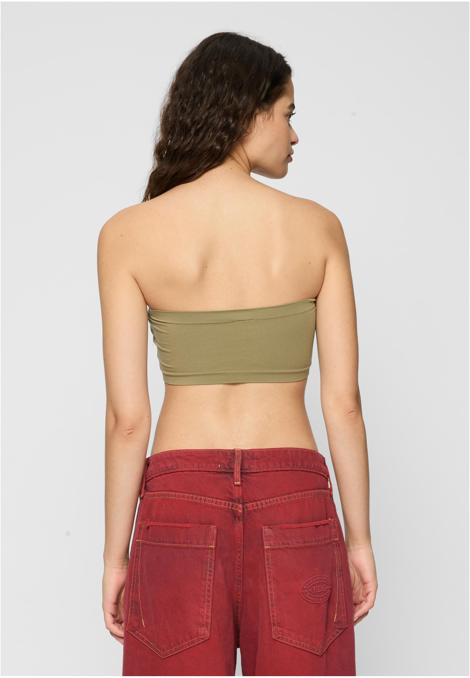 Ladies Pads Bandeau 2-Pack | khaki+khaki