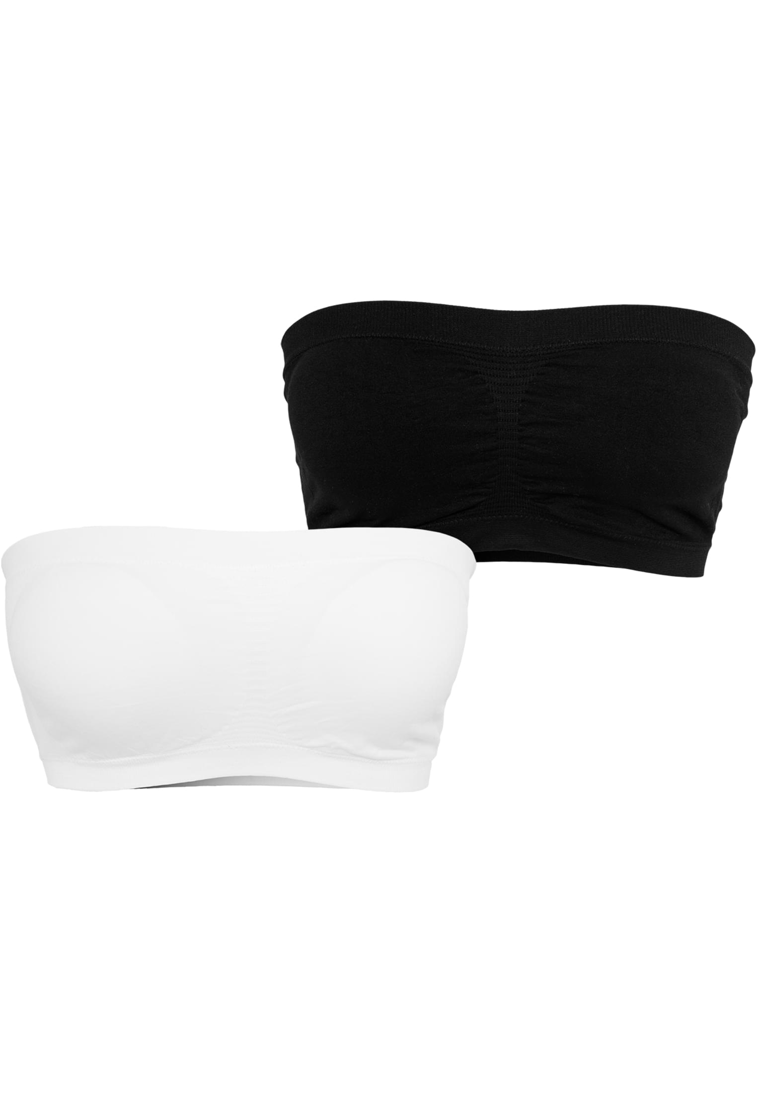 Ladies Pads Bandeau 2-Pack | white+black