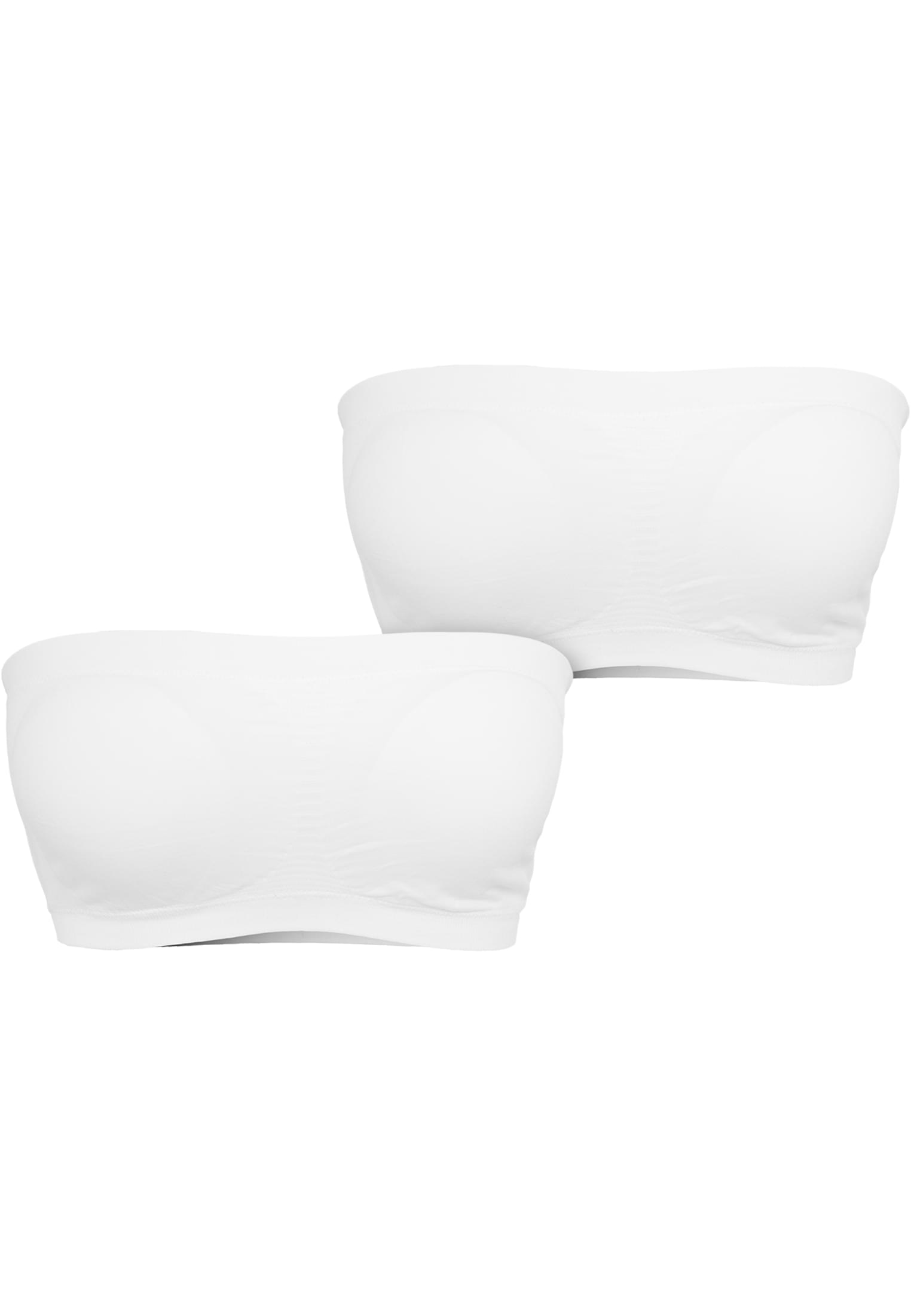 Ladies Pads Bandeau 2-Pack | white+white