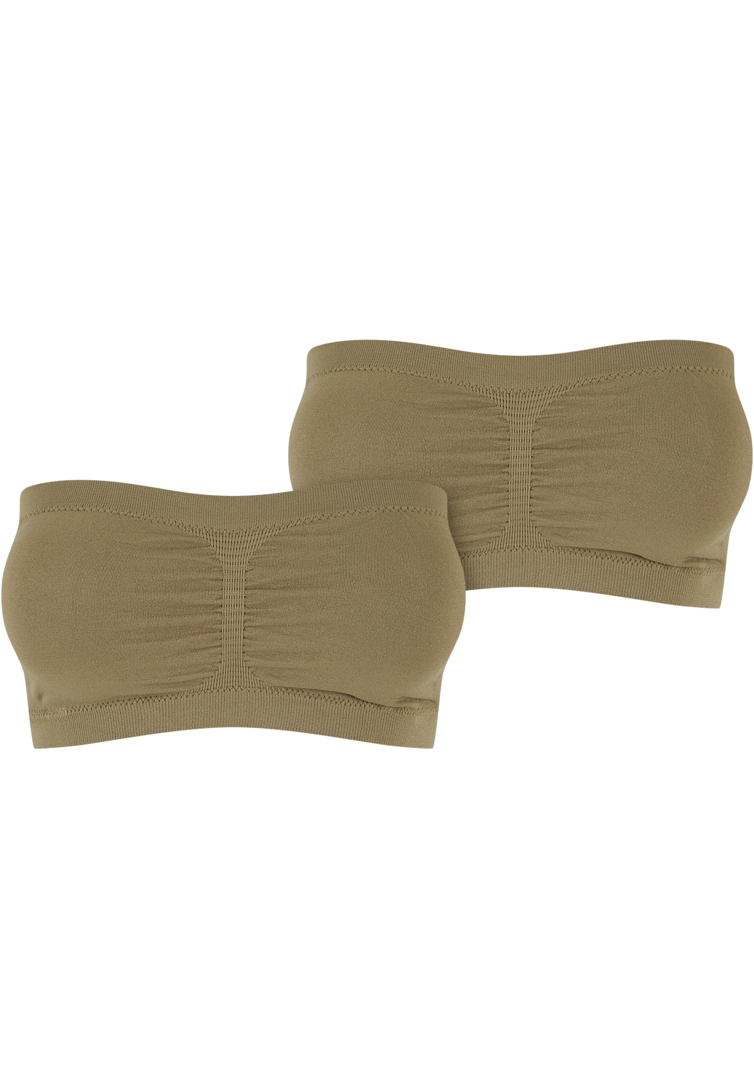 Ladies Pads Bandeau 2-Pack | khaki+khaki