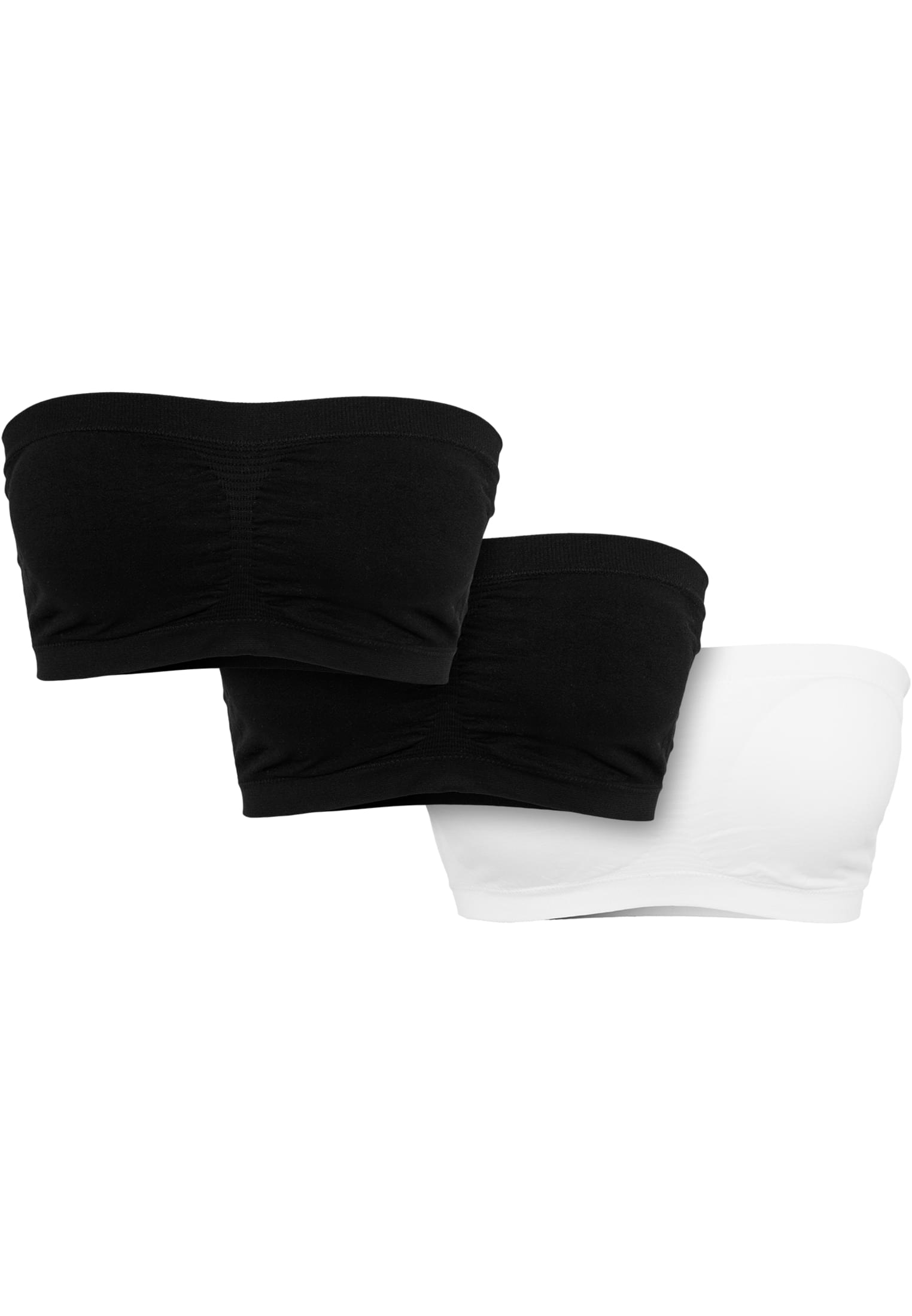 Ladies Pads Bandeau 3-Pack | black+black+white