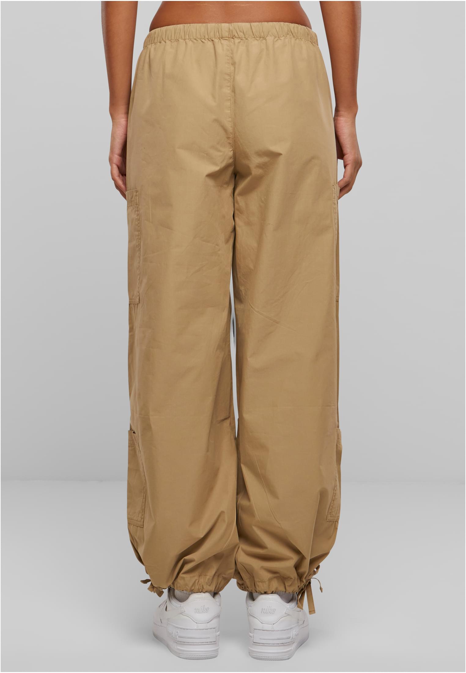 Ladies Cotton Cargo Parashute Pants | unionbeige