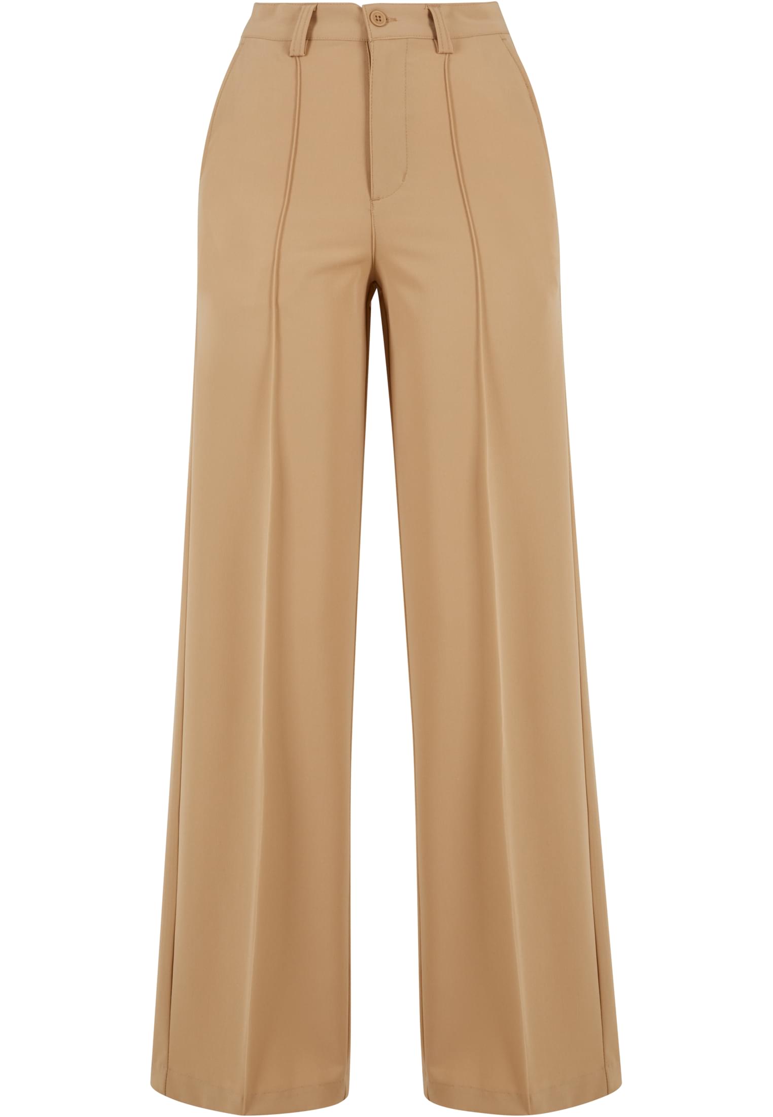 Ladies Wide Pleated Pants | unionbeige