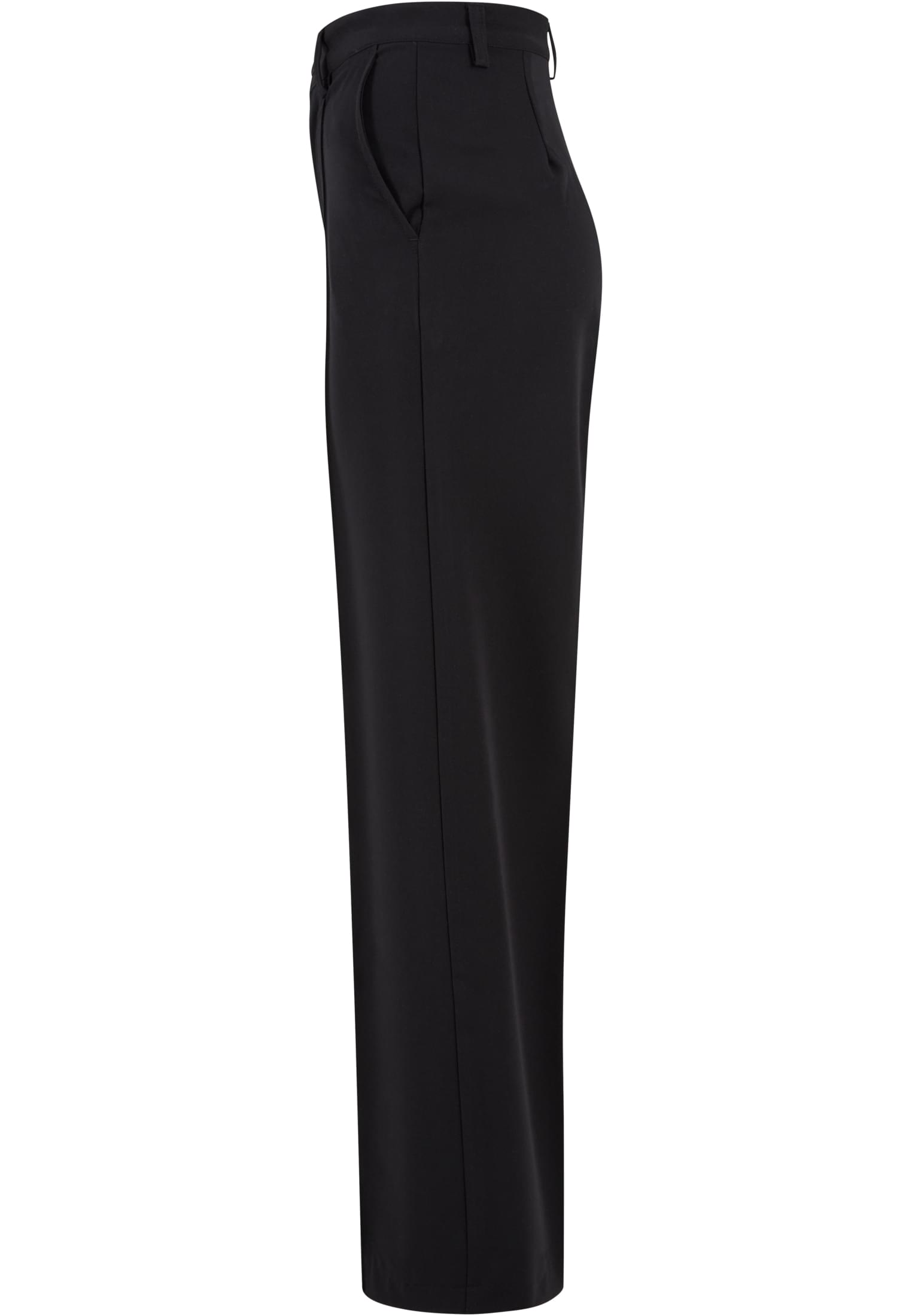 Ladies Wide Pleated Pants | black