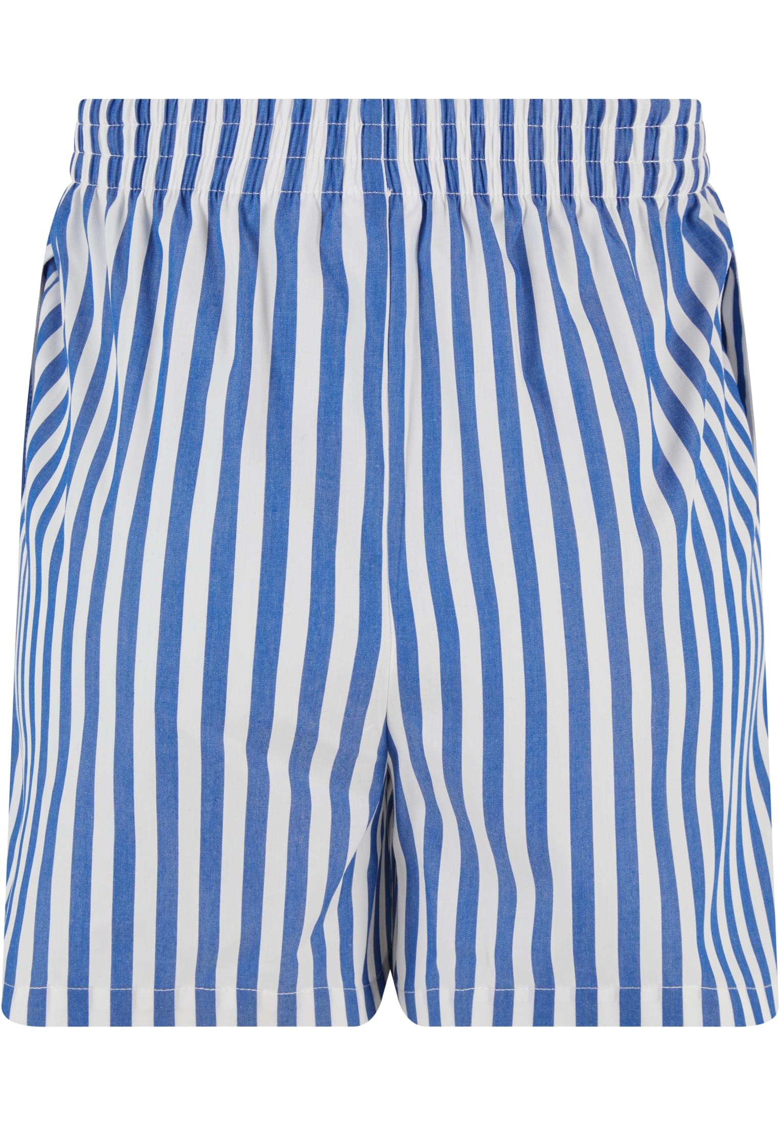 Ladies Striped Shorts | white/blue