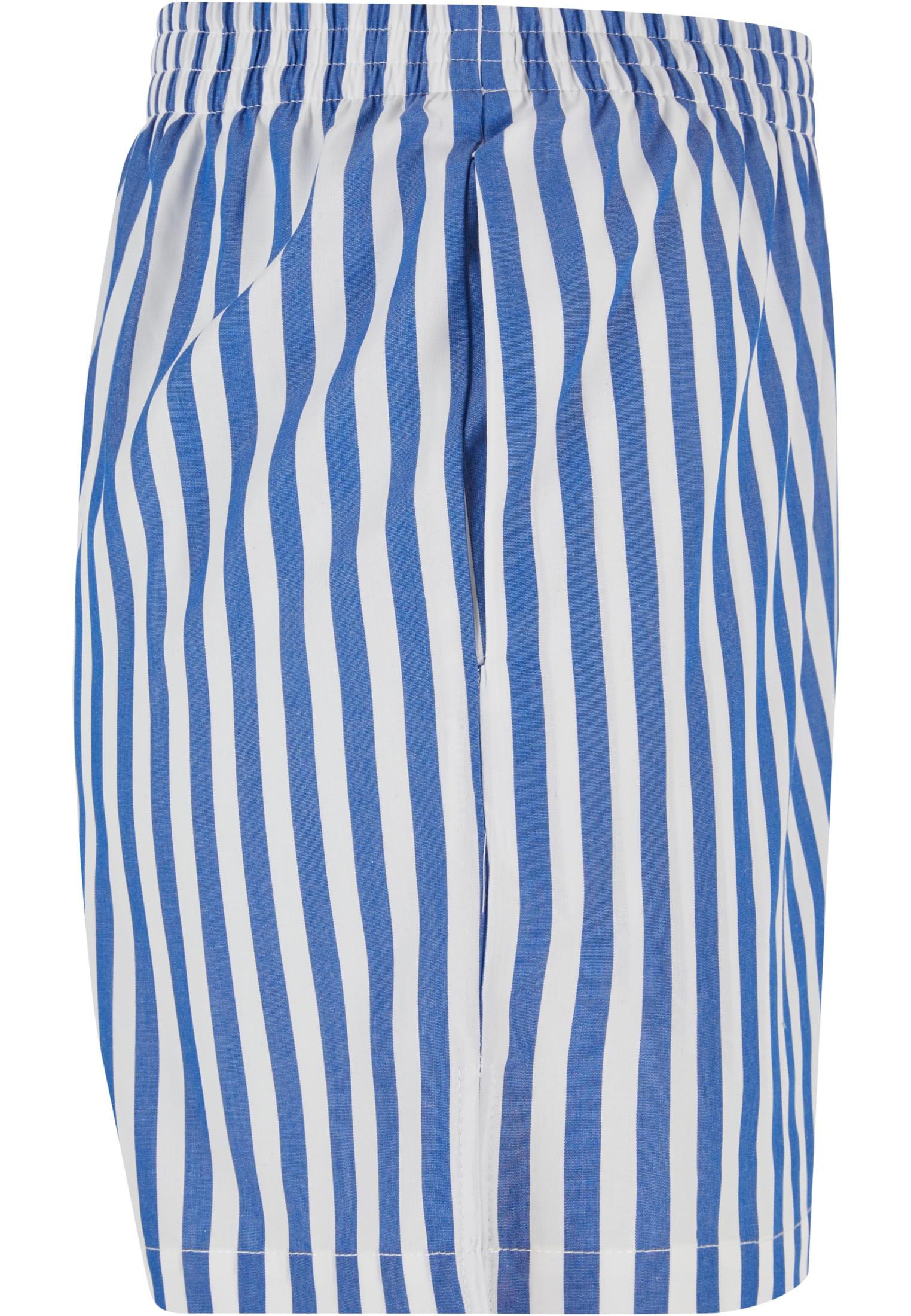 Ladies Striped Shorts | white/blue