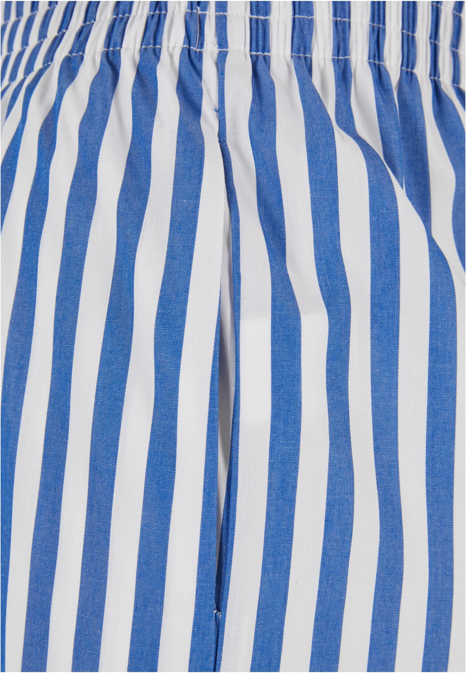 Ladies Striped Shorts | white/blue