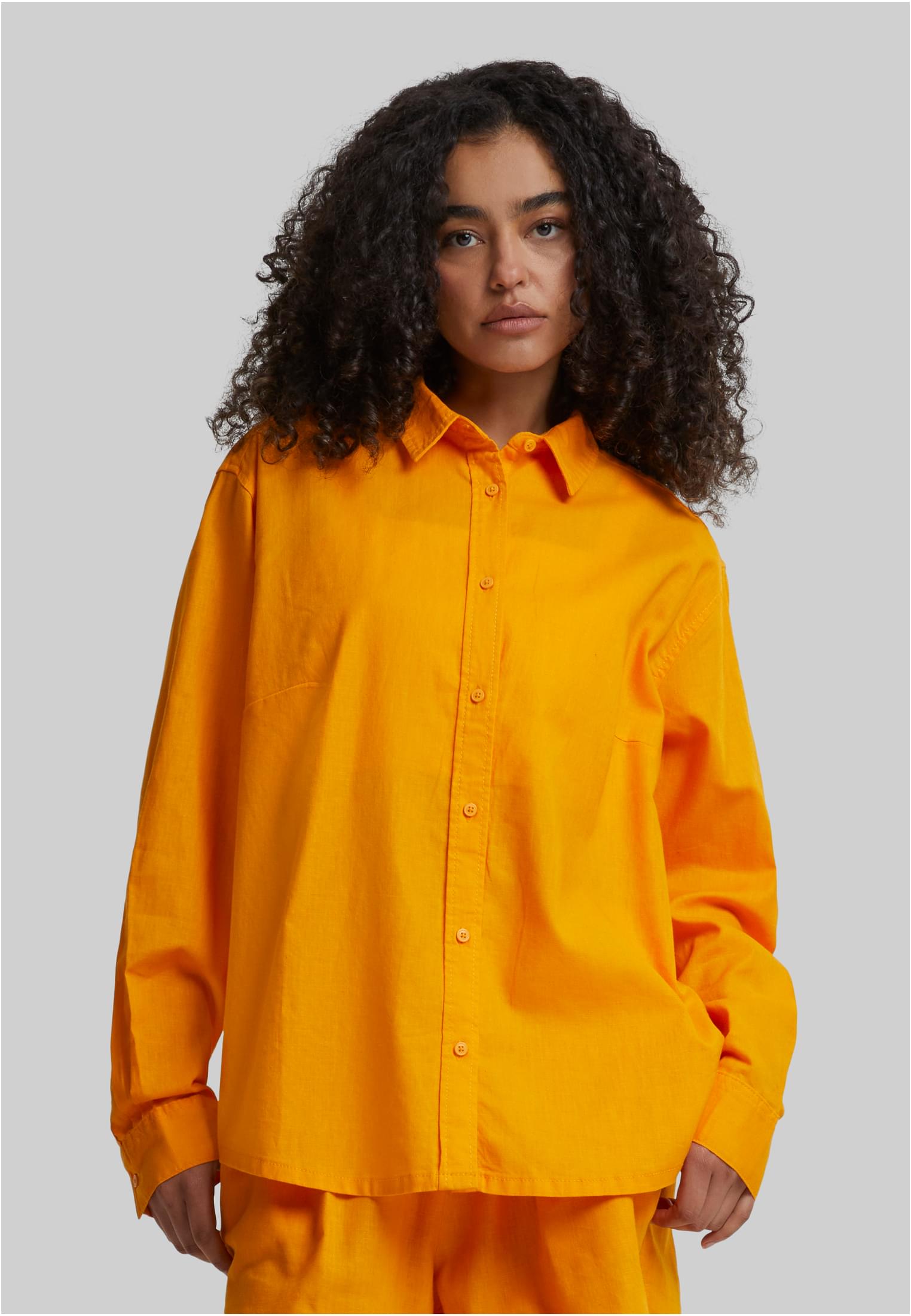 Ladies Linen Mixed Oversized Shirt | magicmango