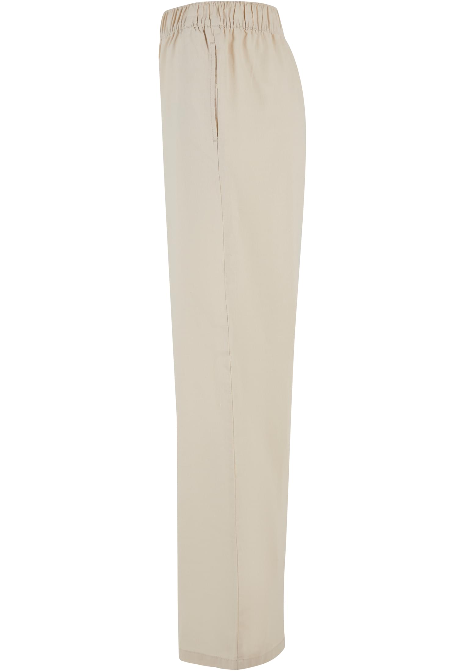 Ladies Linen Mixed Wide Pants | softseagrass