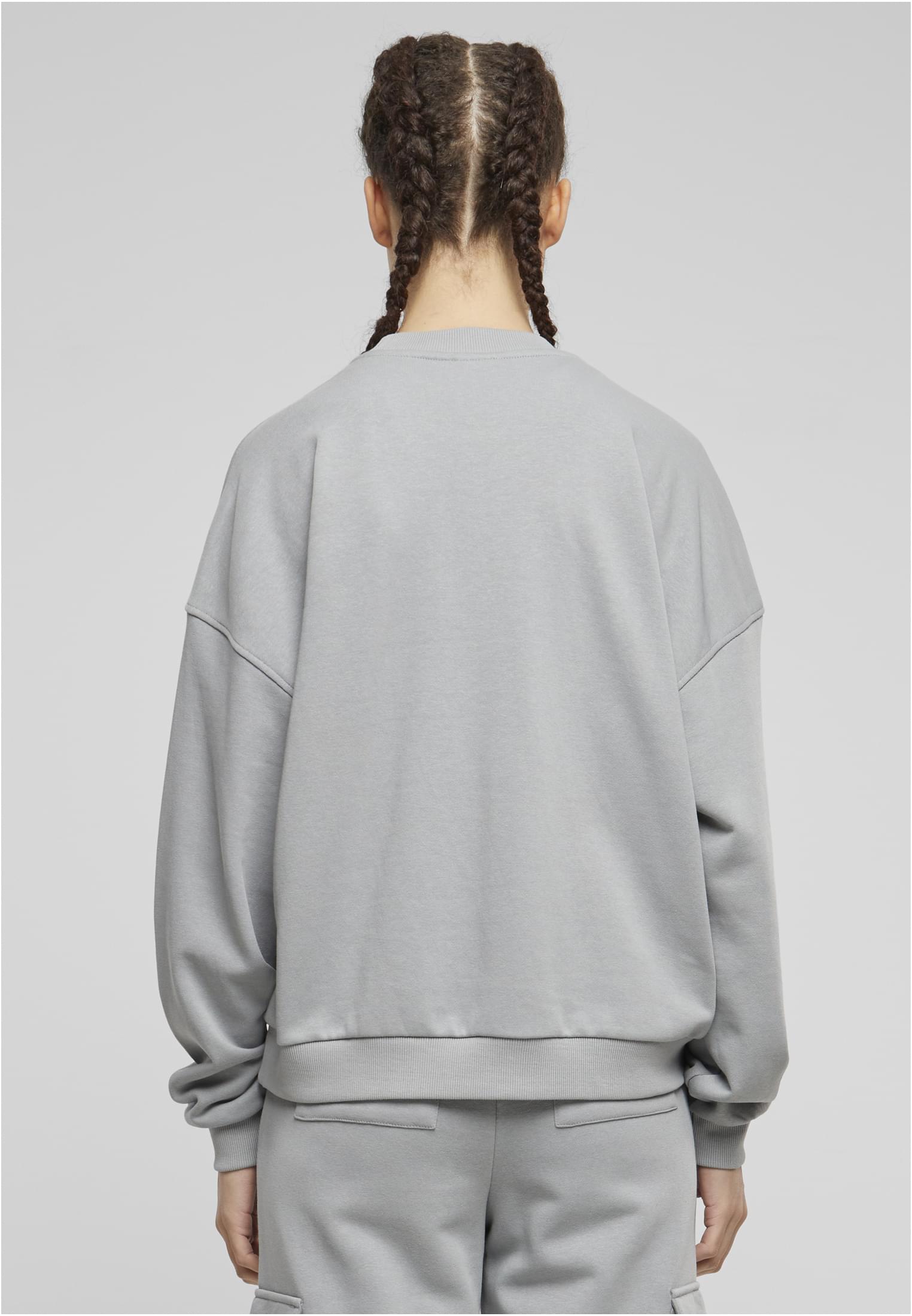 Ladies Oversized Light Terry Crewneck | lightasphalt