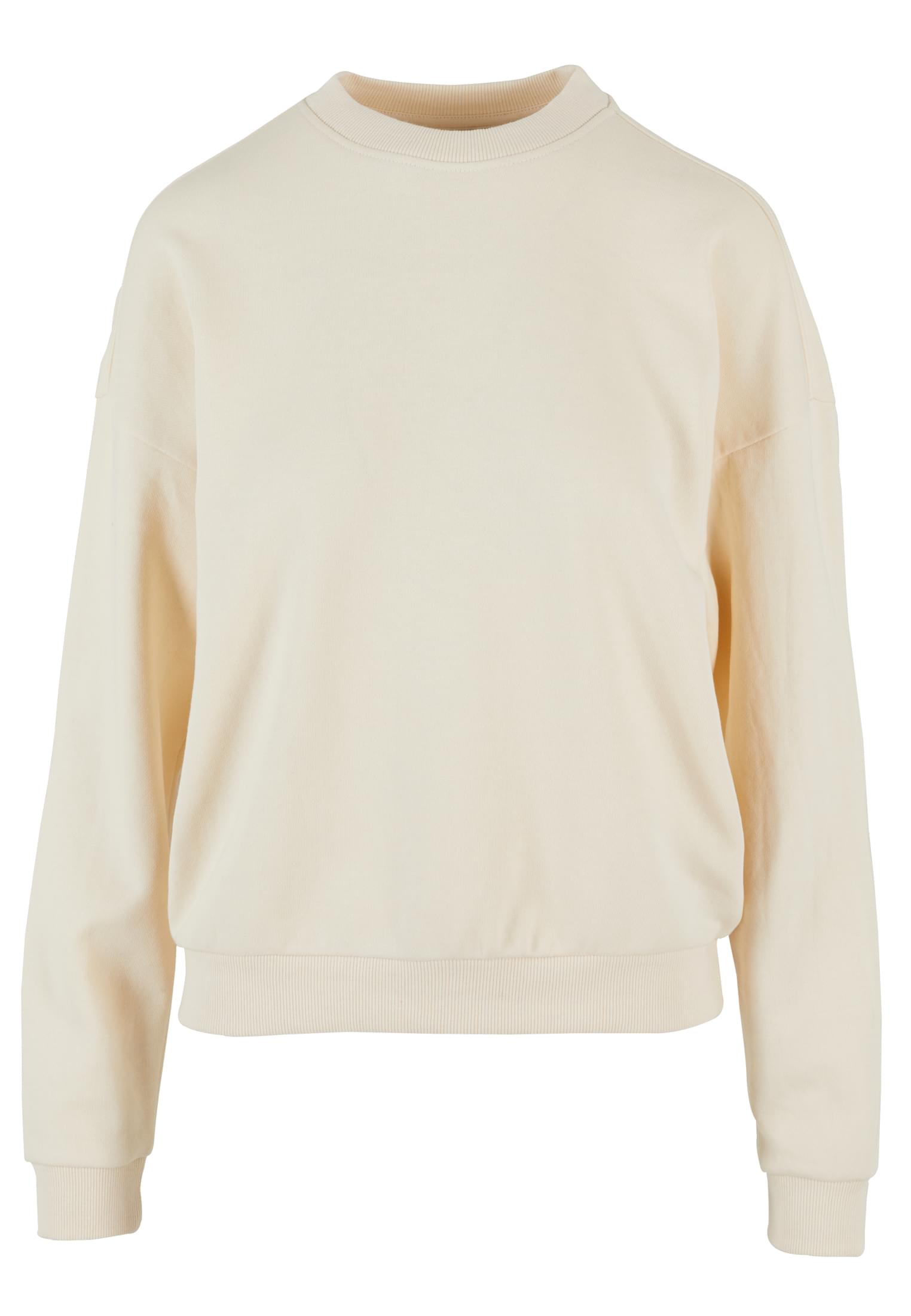 Ladies Oversized Light Terry Crewneck | whitesand