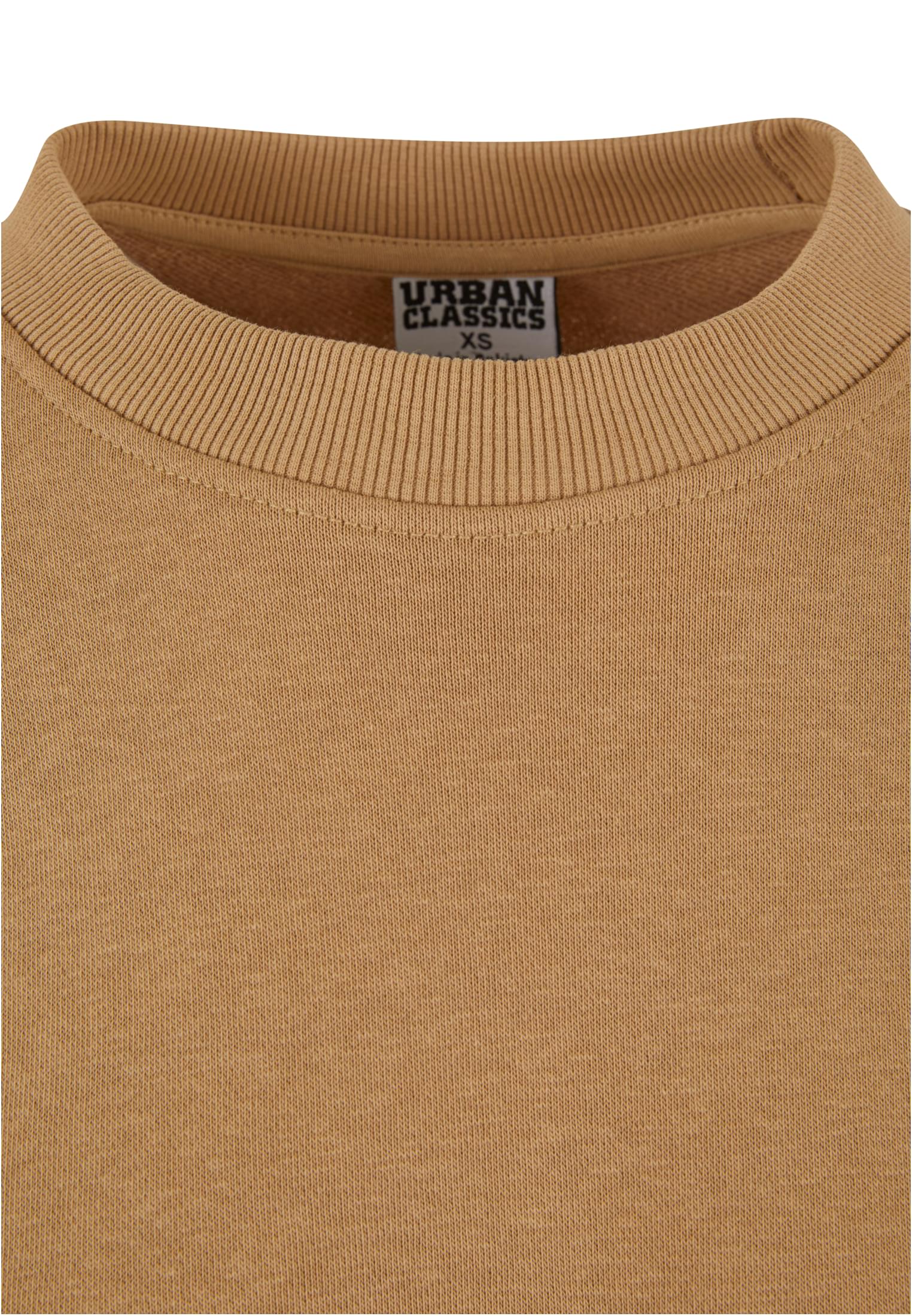 Ladies Oversized Light Terry Crewneck | unionbeige