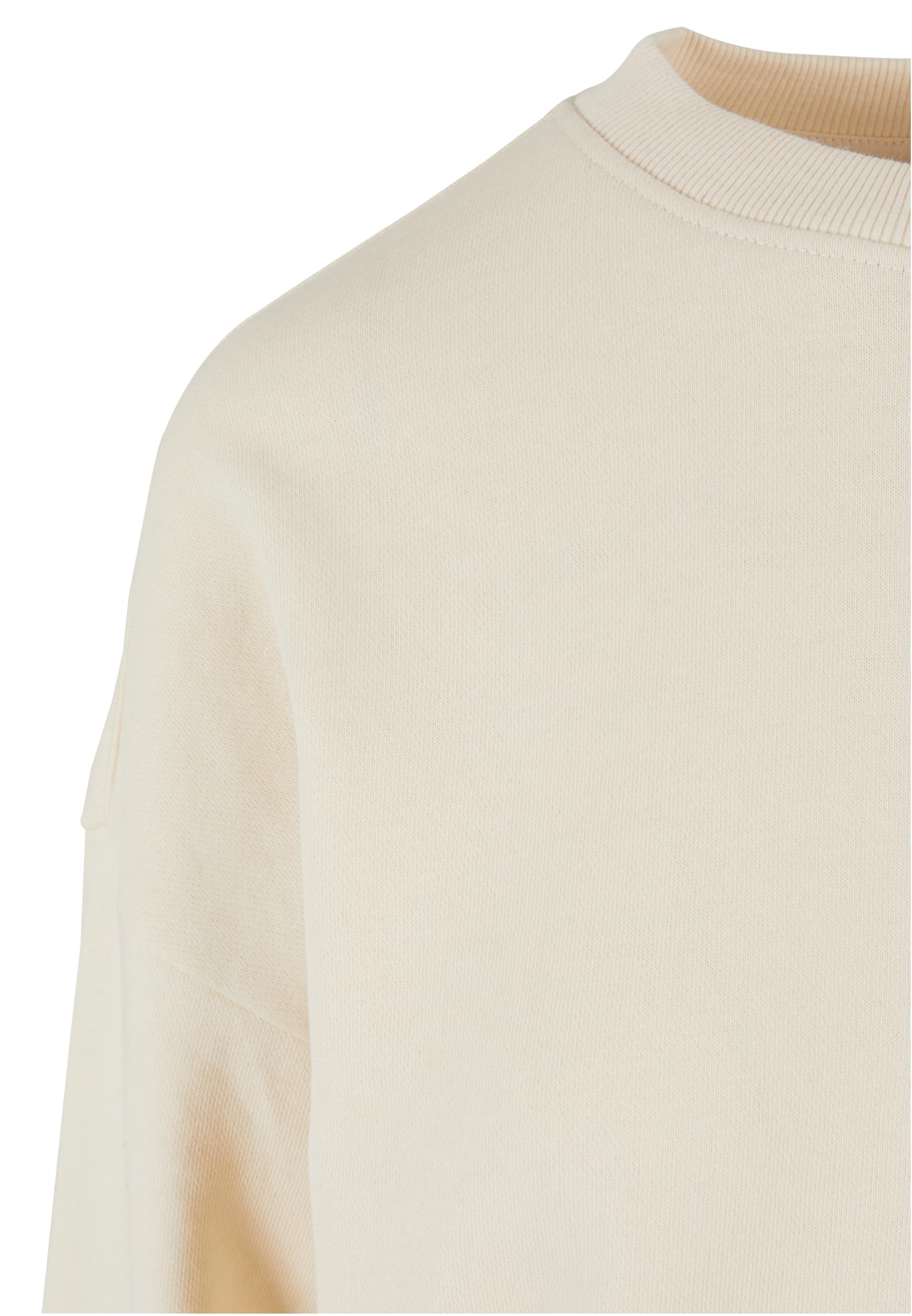 Ladies Oversized Light Terry Crewneck | whitesand