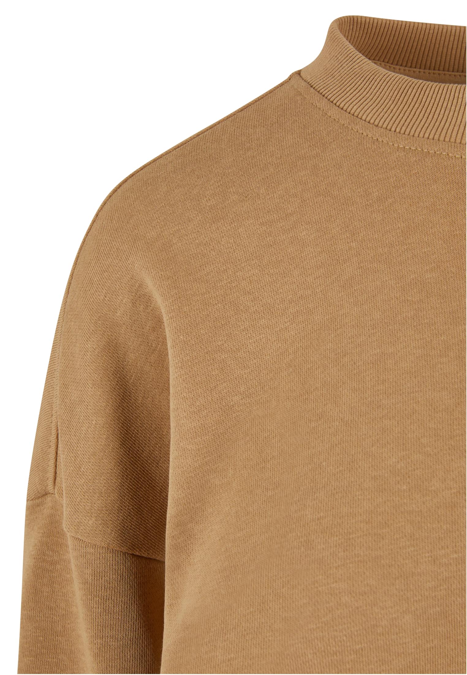 Ladies Oversized Light Terry Crewneck | unionbeige