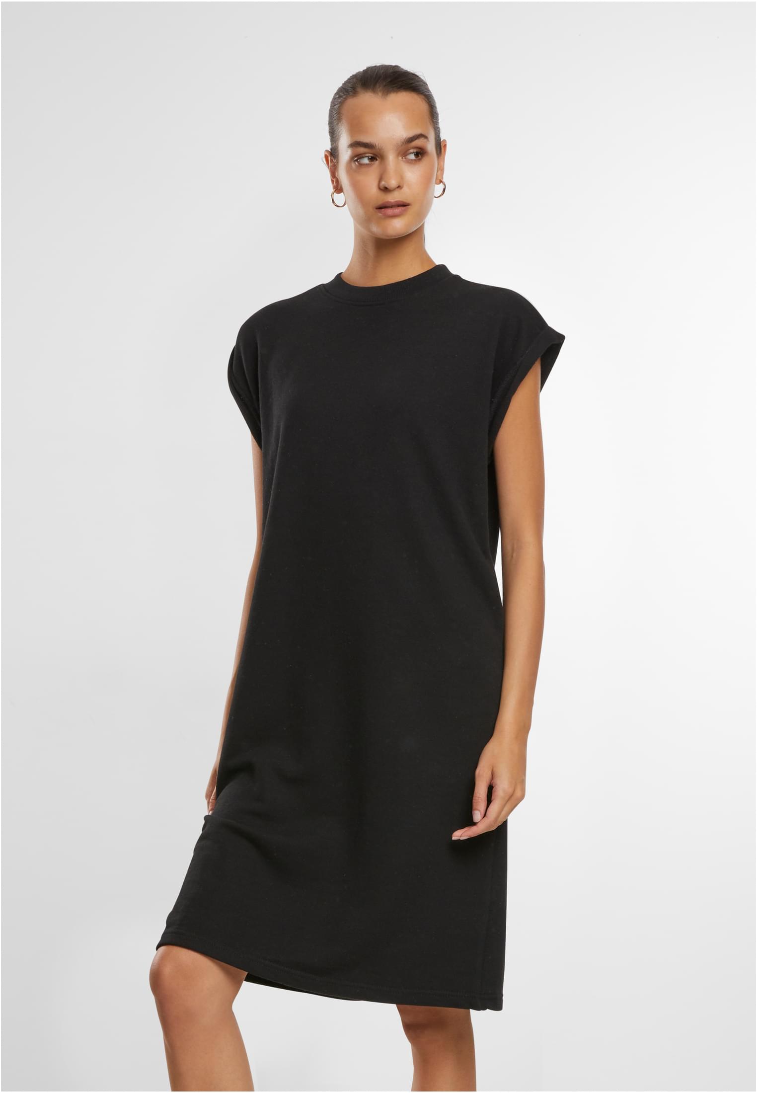 Ladies Light Terry Dress | black