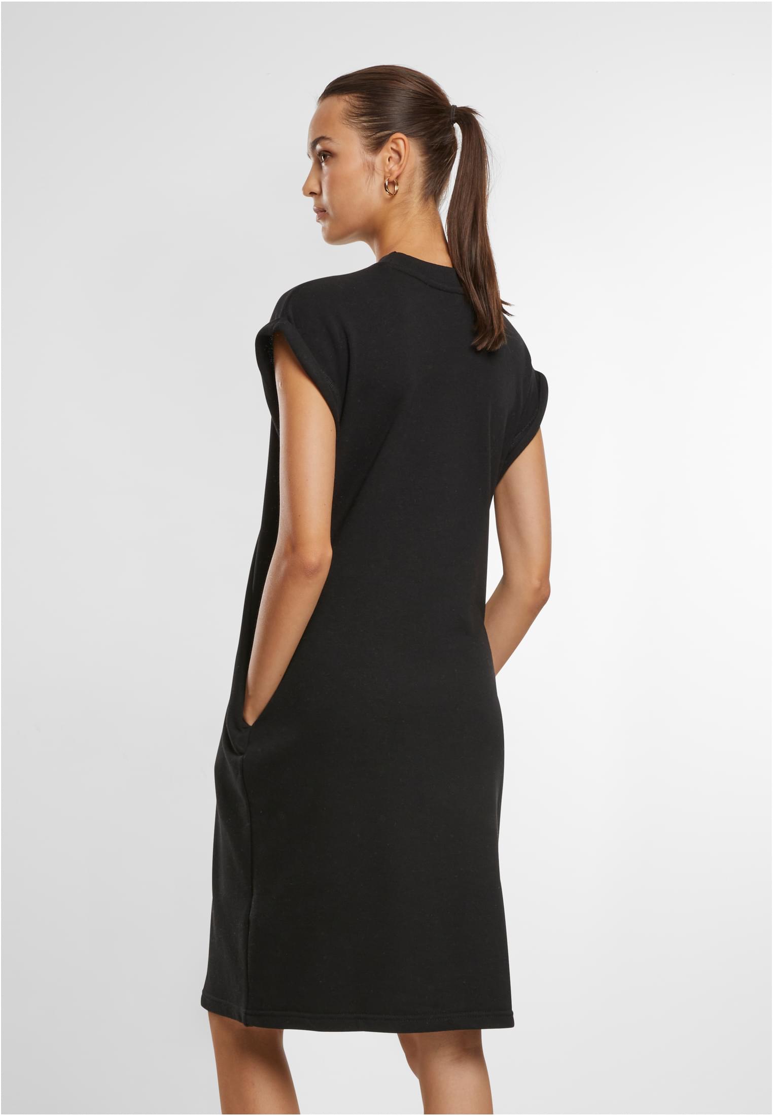 Ladies Light Terry Dress | black