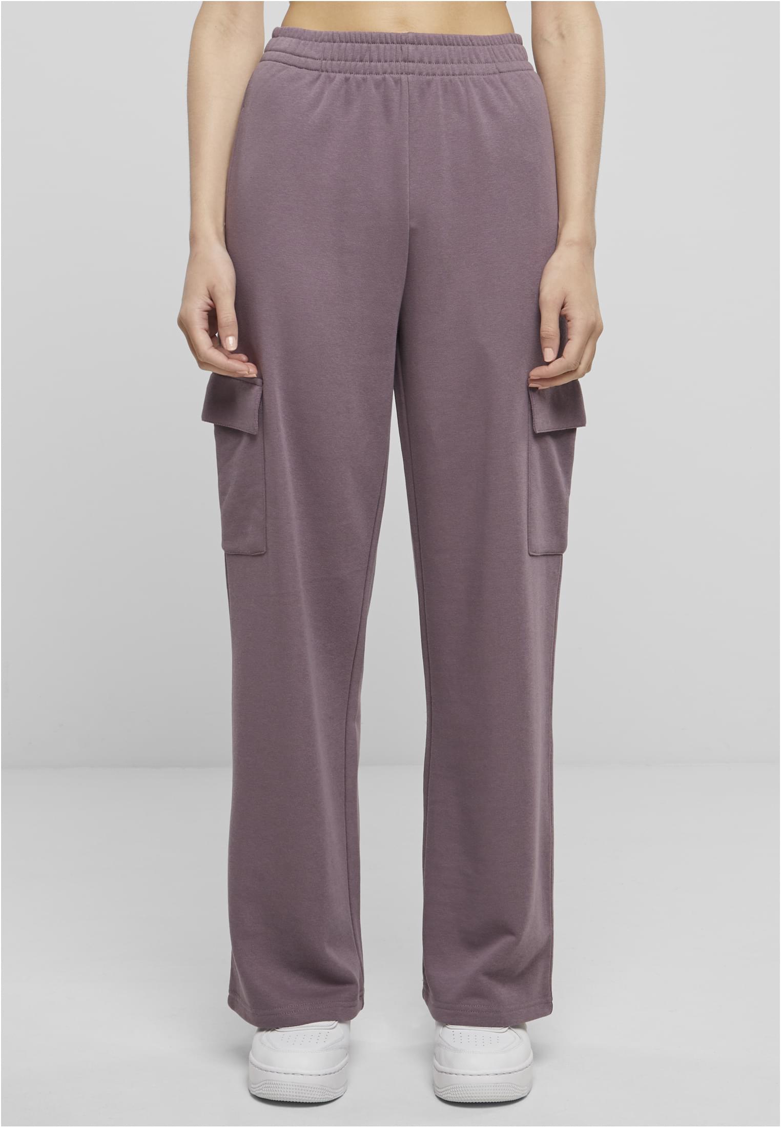 Ladies Baggy Light Terry Sweat Pants | fadedpurple