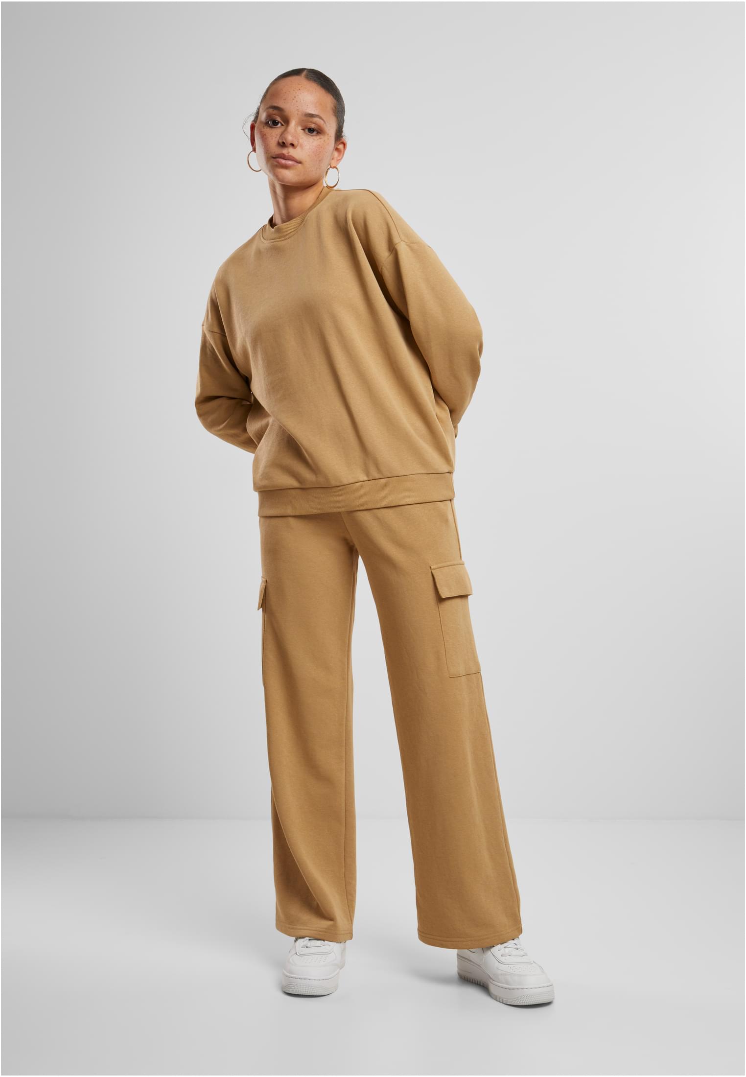 Ladies Baggy Light Terry Sweat Pants | unionbeige