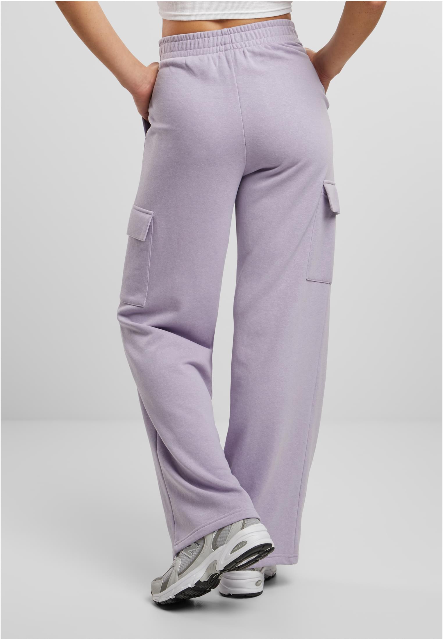 Ladies Baggy Light Terry Sweat Pants | dustylilac