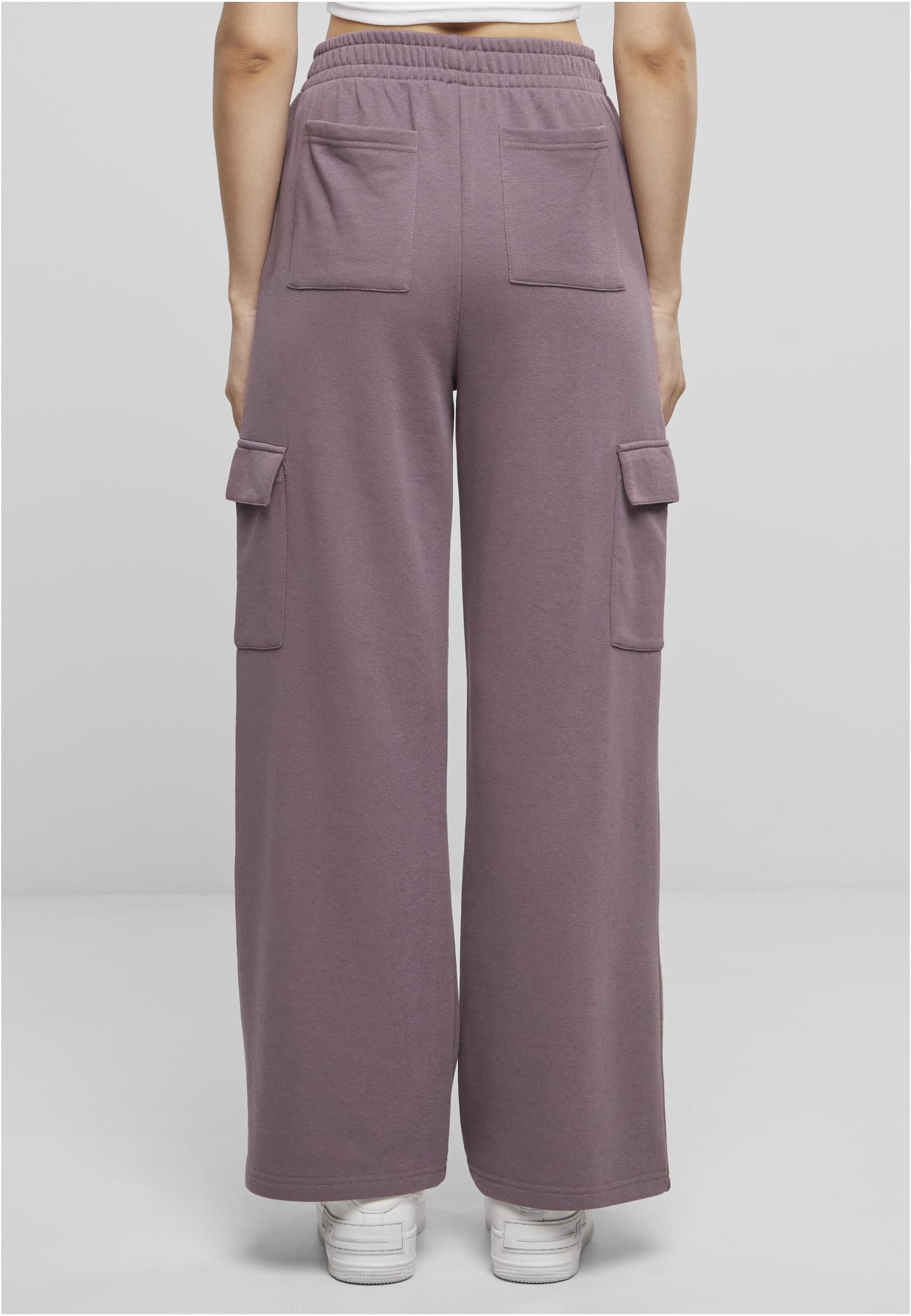 Ladies Baggy Light Terry Sweat Pants | fadedpurple