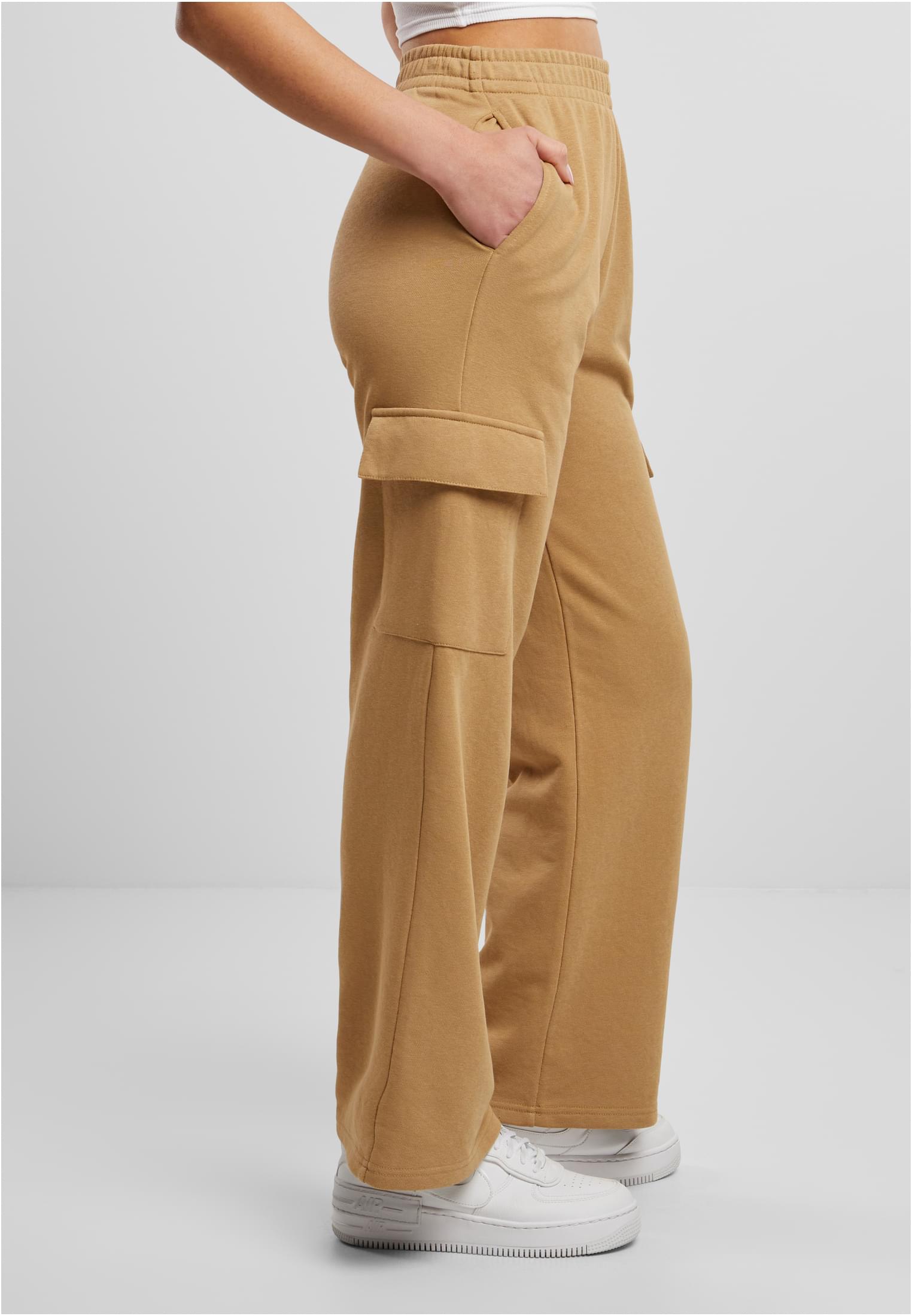 Ladies Baggy Light Terry Sweat Pants | unionbeige