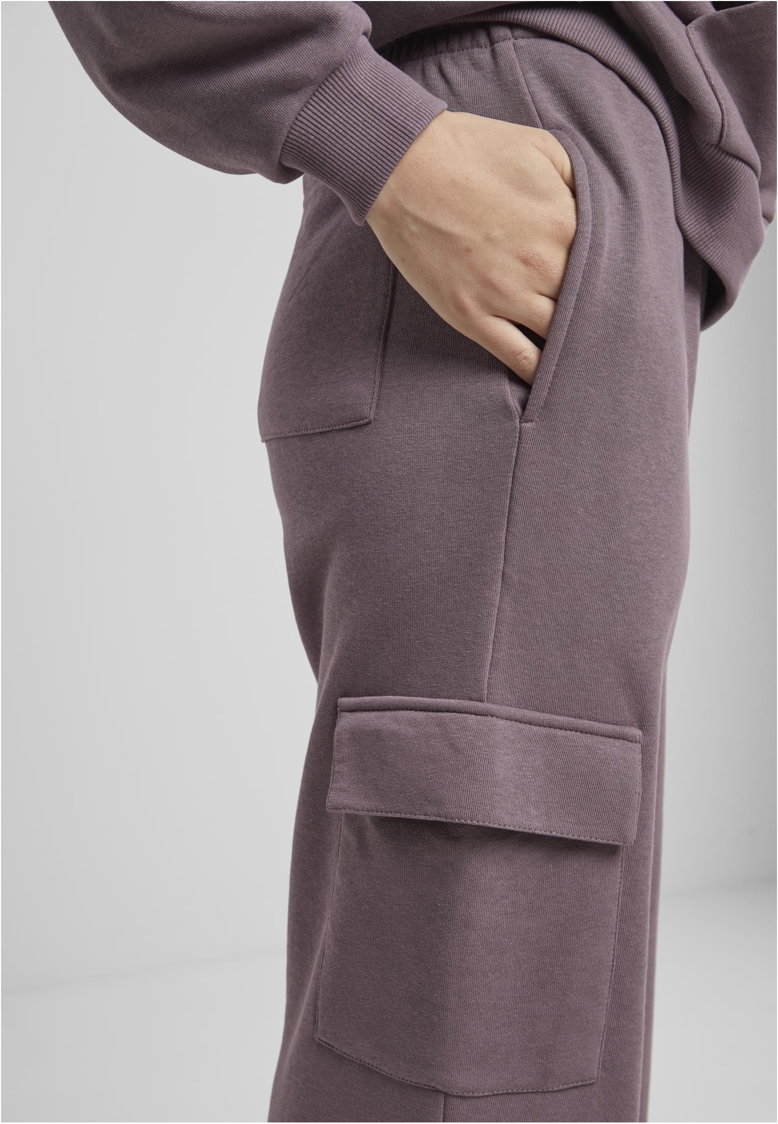 Ladies Baggy Light Terry Sweat Pants | fadedpurple