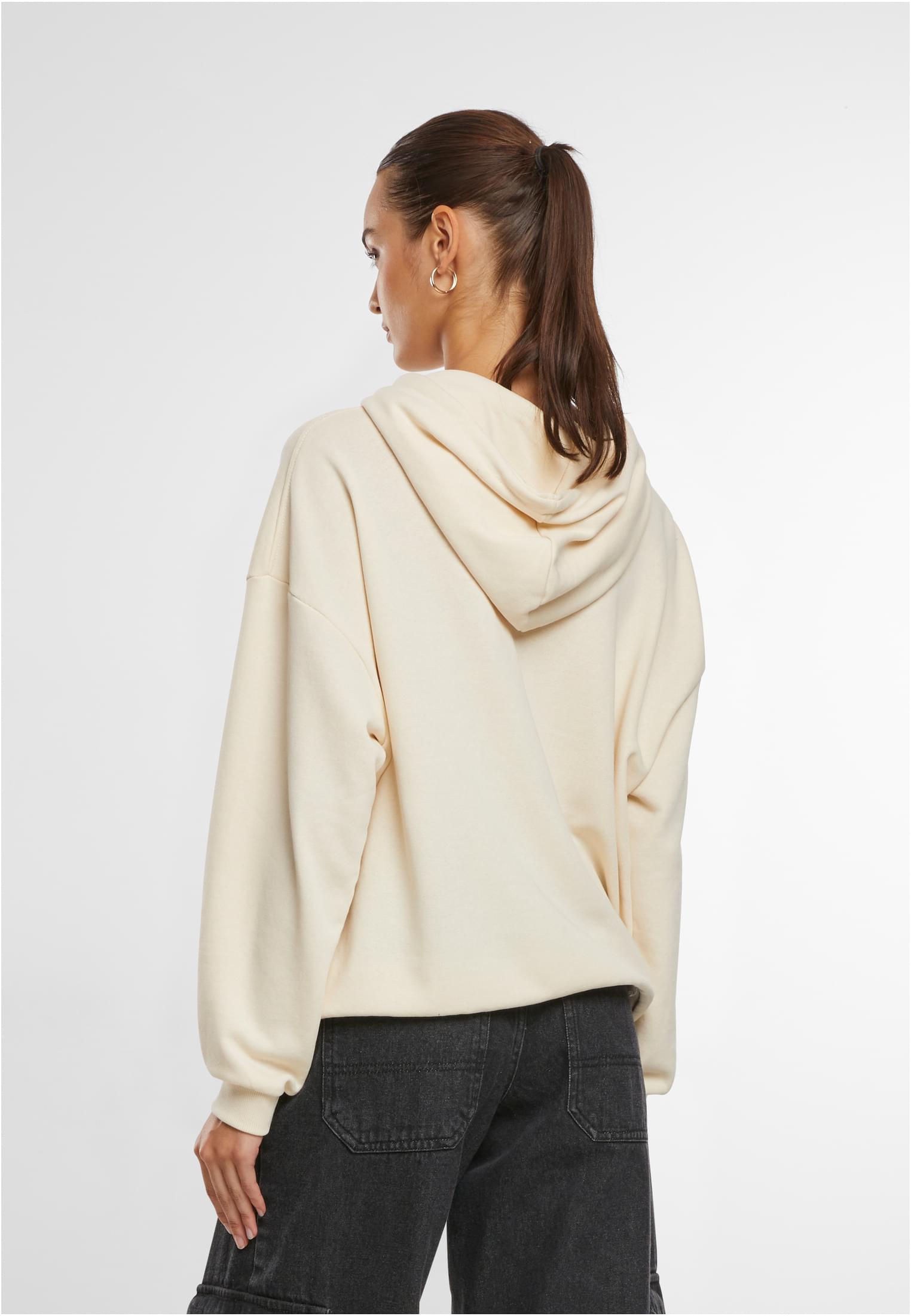 Ladies Light Terry Oversized Hoodie | whitesand